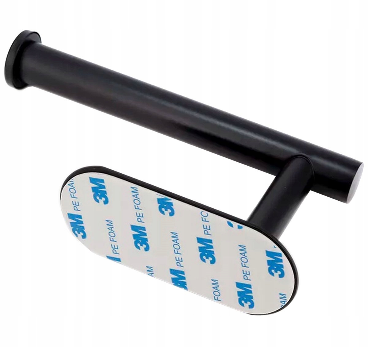 UCHWYT WIESZAK NA PAPIER TOALETOWY BEZ WIERCENIA SAMOPRZYLEPNY WC ŁAZIENKA