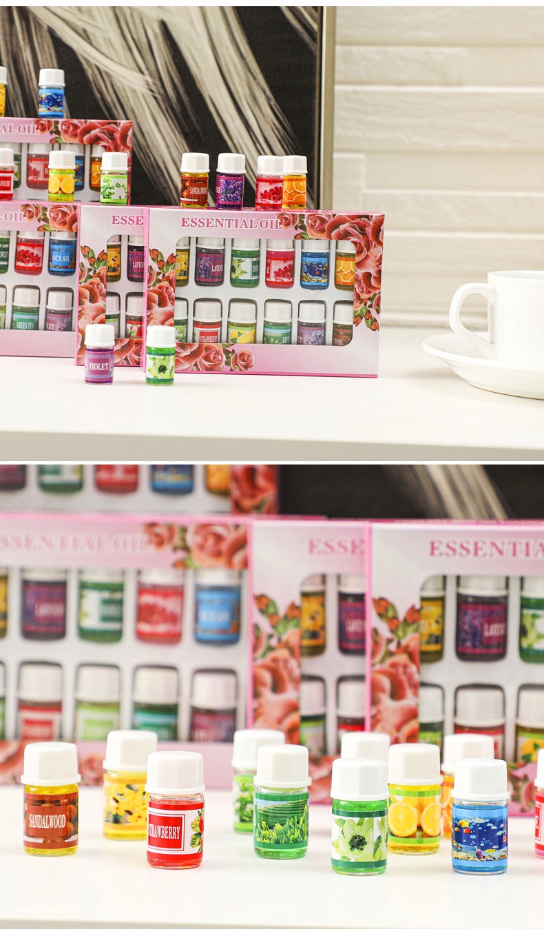 NAWILŻACZ POWIETRZA DYFUZOR ZAPACHOWY + 12x OLEJKI ETERYCZNE AROMATERAPIA