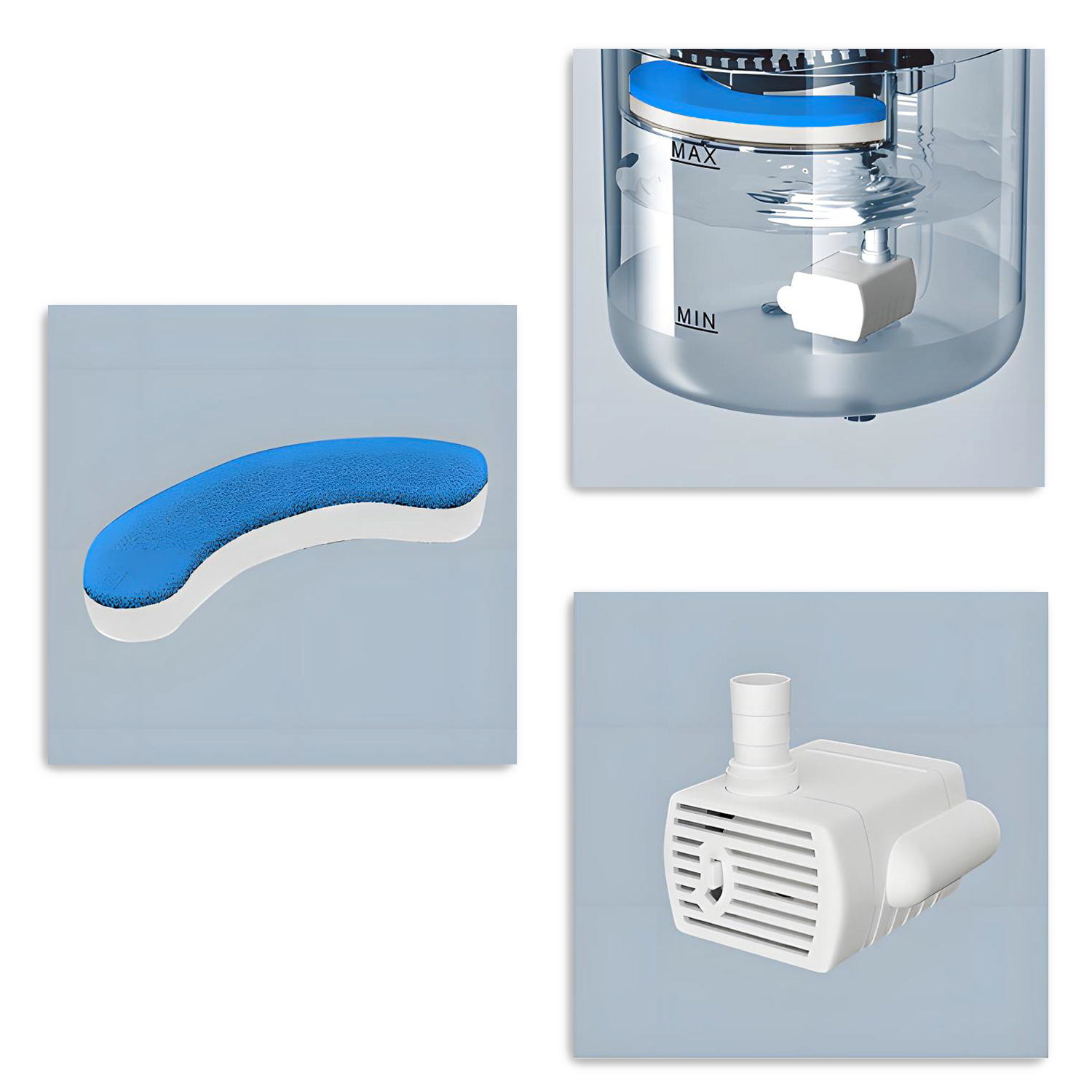 Poidło z fontanną Renew Force plastik 2500 ml