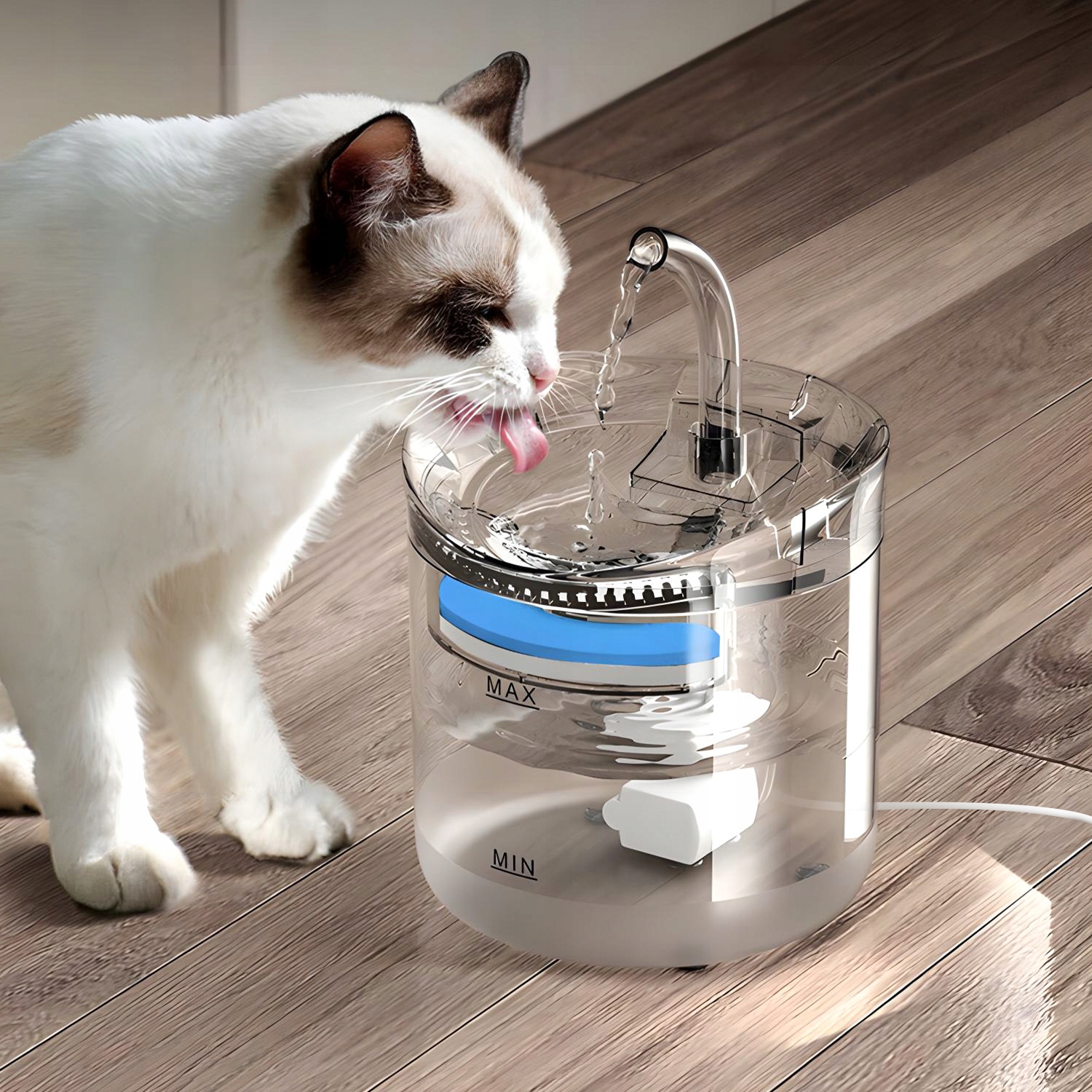 Poidło z fontanną Renew Force plastik 2500 ml