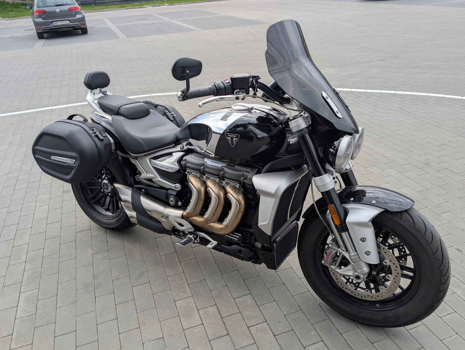 Triumph Rocket 3 GT (2019-2025) 56 cm 5mm Tall Touring Flip Up