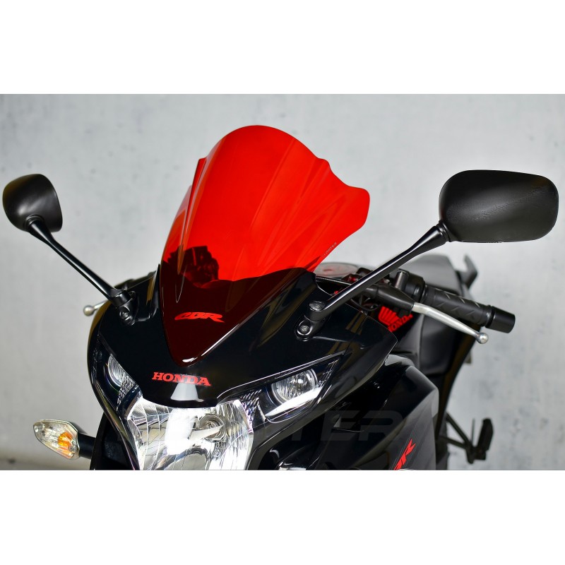 MPW Double Bubble Clear Windshield Screen For Honda CBR1100XX 96-98 - Polycarbonate, Sports Screen