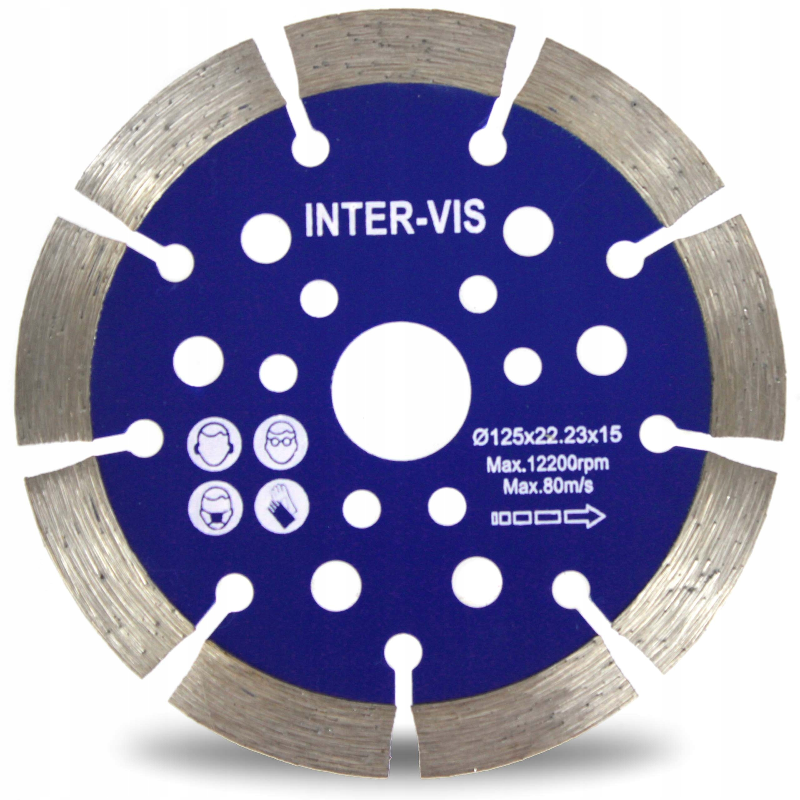 TARCZA INTERVIS DIAMENTOWA 125x22,2x15 mm SEGMENT