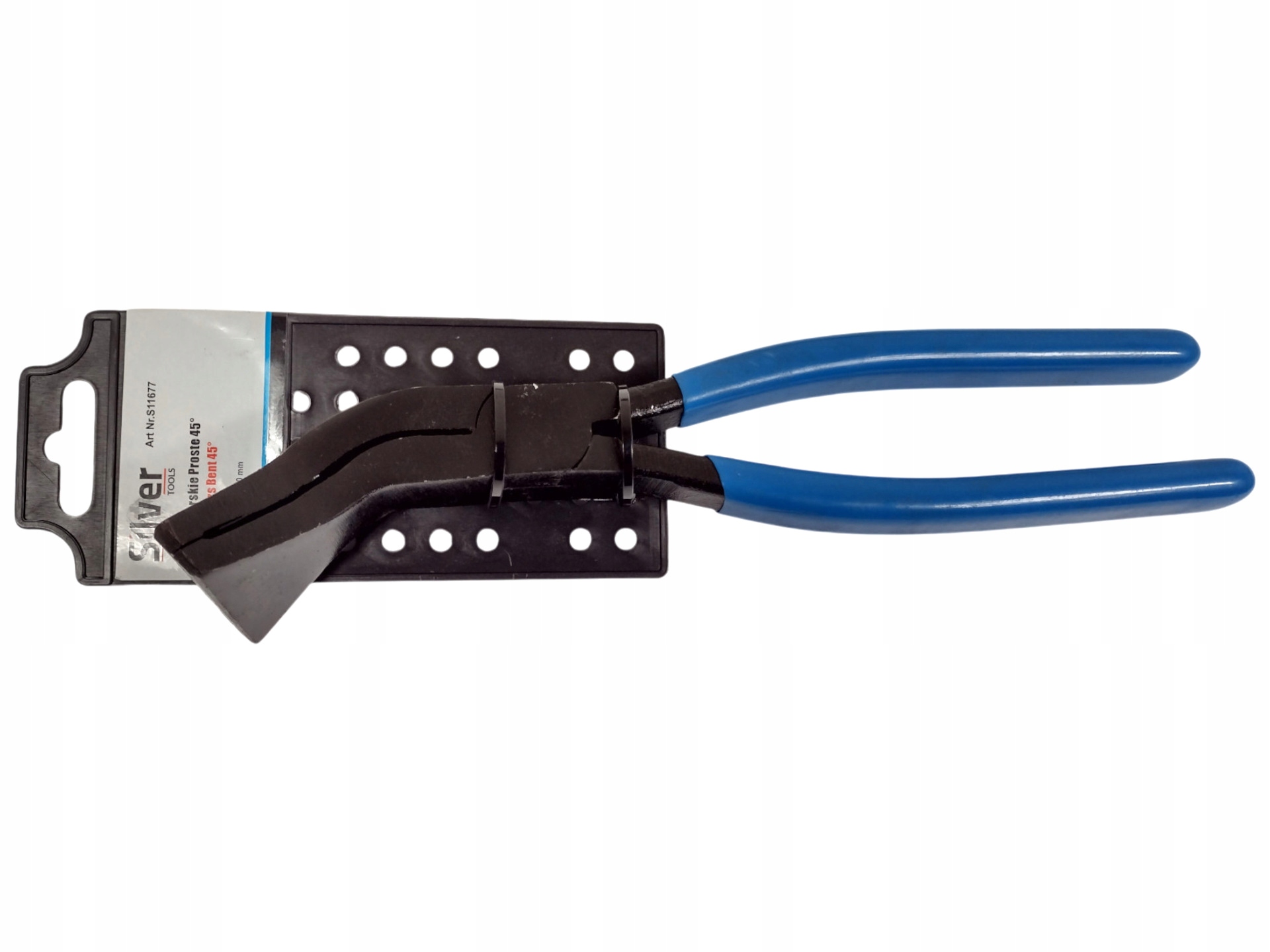 Cęgi szczypce kleszcze dekarskie blacharskie do gięcia blach 45° Silver