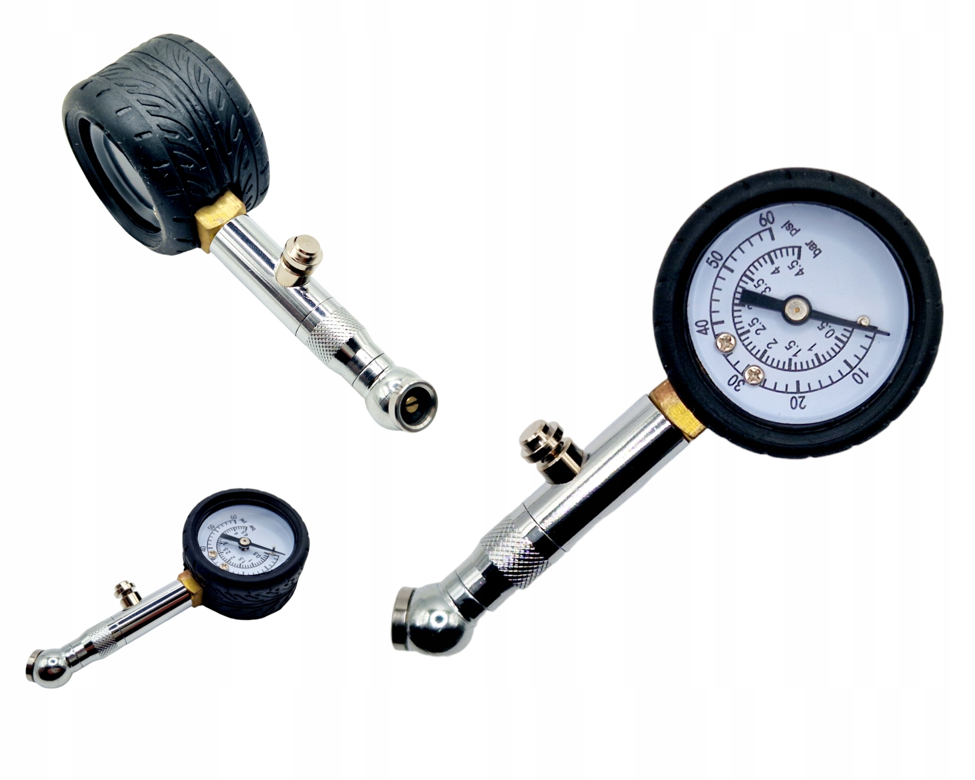 Przenośny miernik ciśnienia w oponach manometr analogowy Falon-Tech