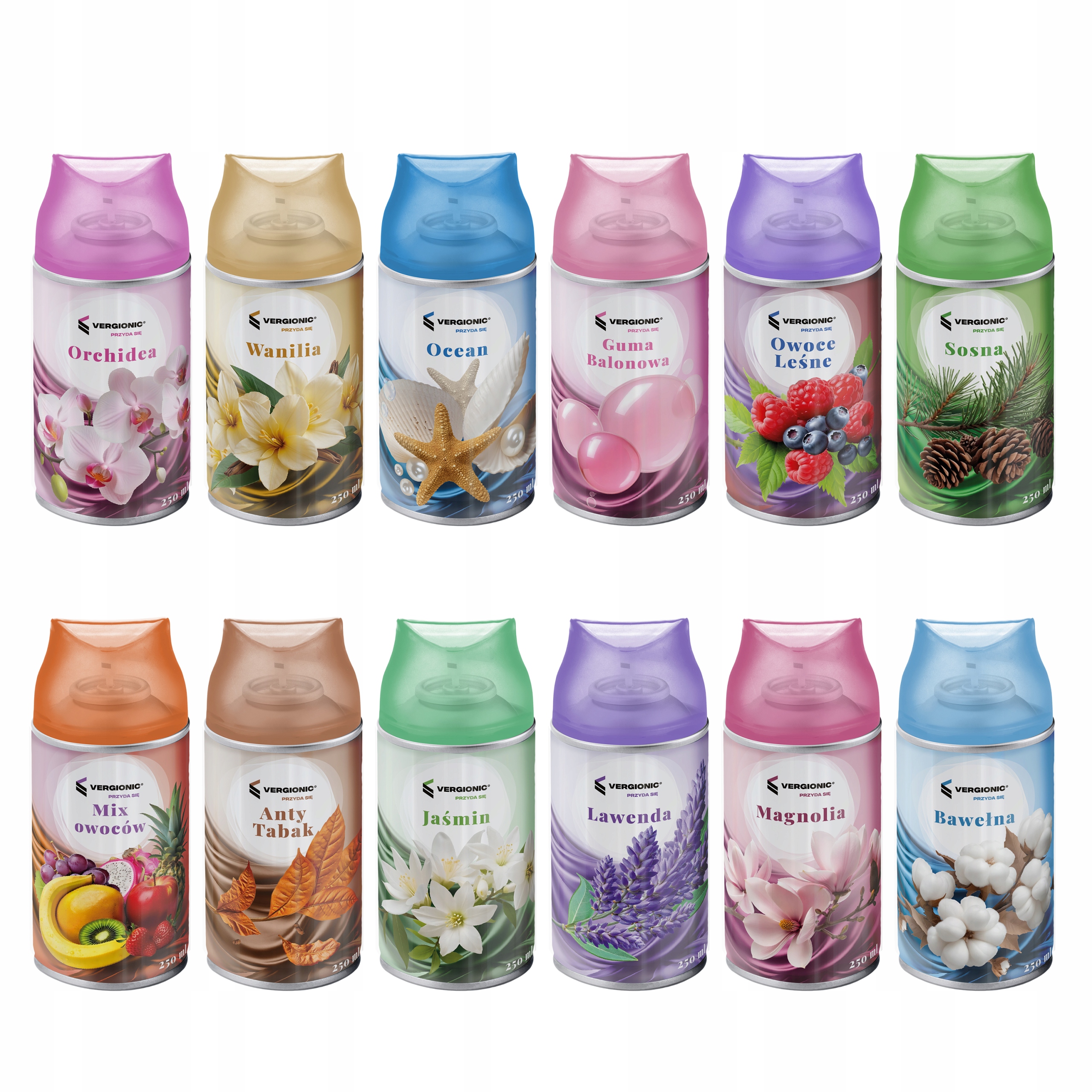 Odświeżacz powietrza spray mix wkład automat 228 g