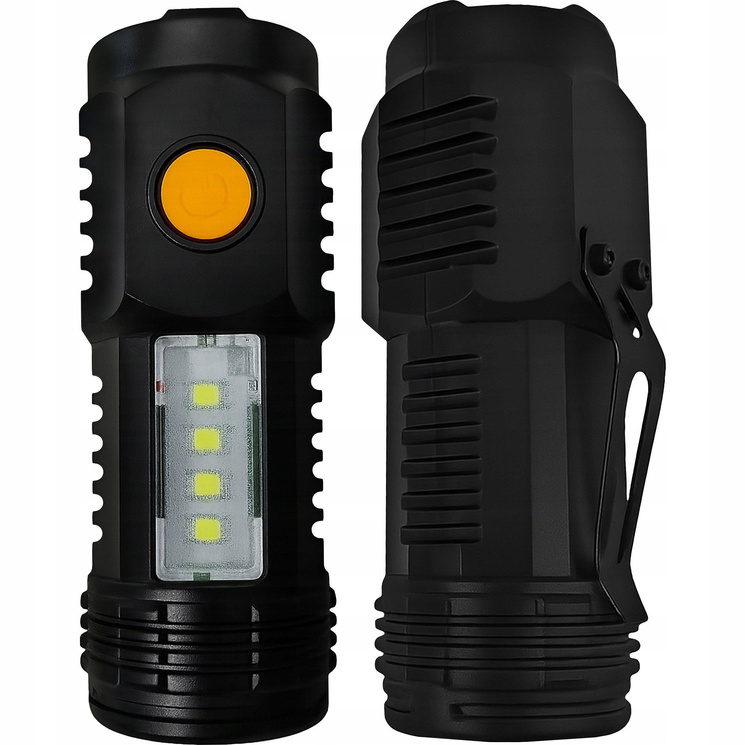 Latarka LED USB-C VERGIONIC kieszonkowa COB 5 trybów 150 lm