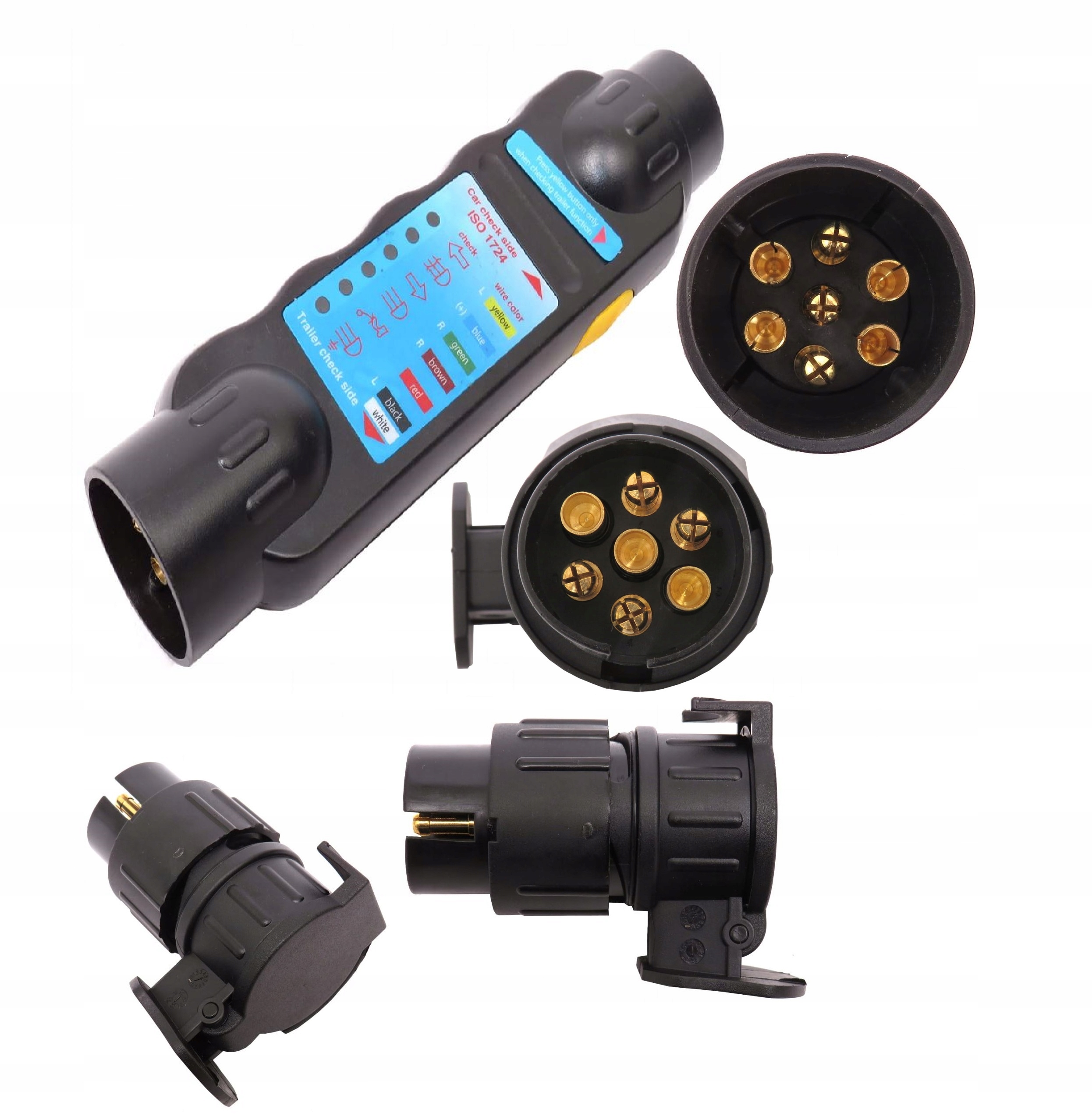 TESTER GNIAZDA WTYCZKI PRZYCZEPY HAKA SAMOCHODOWY