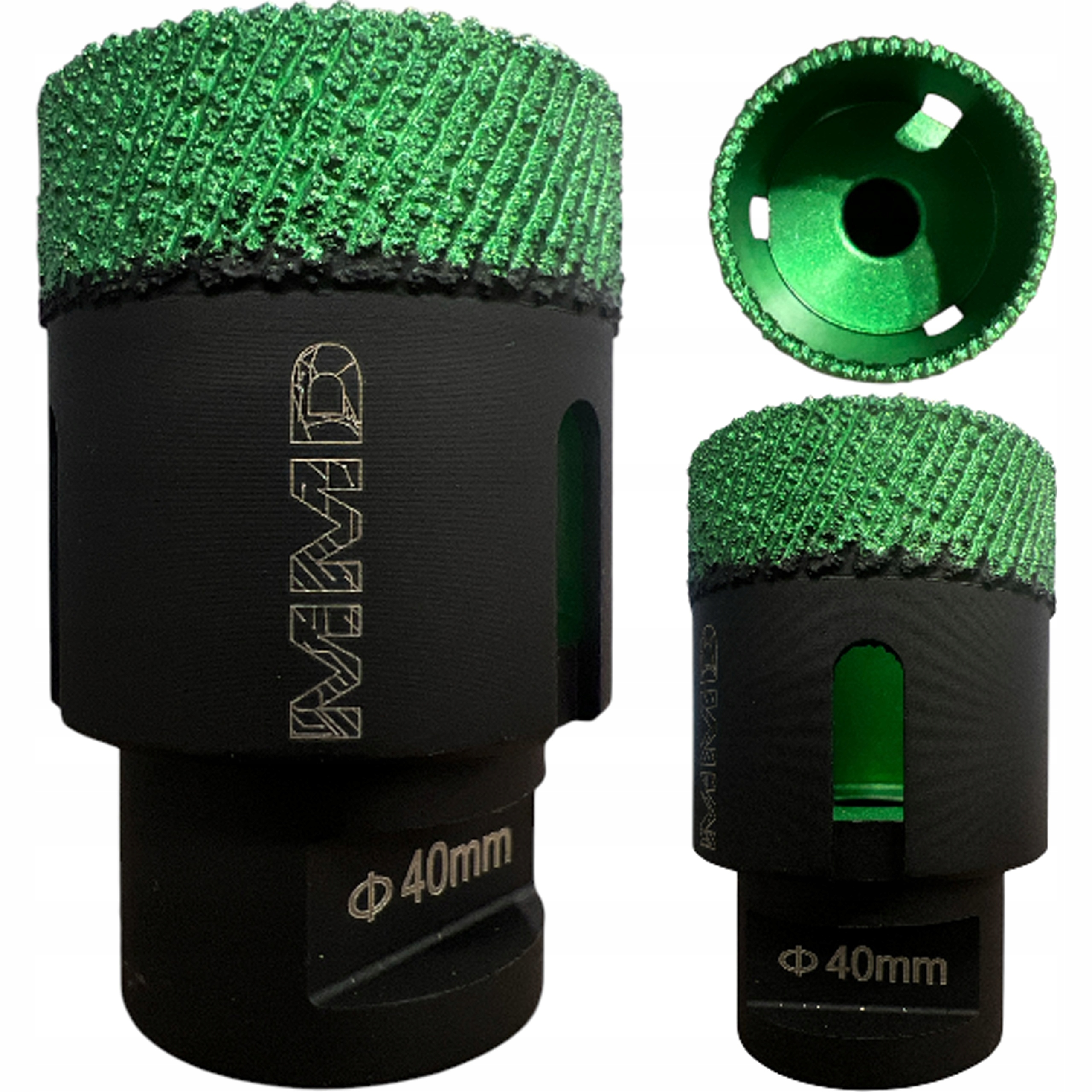 Otwornica diamentowa brazowana MMD Ø40 mm M14 do gresu ceramiki płytek