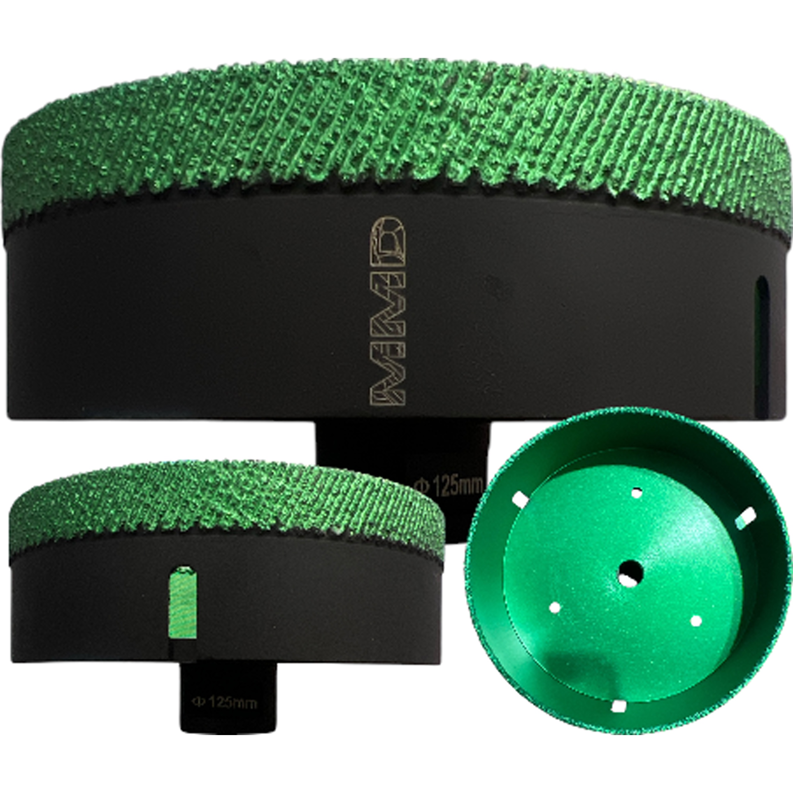 Otwornica diamentowa brazowana MMD Ø125 mm M14 do gresu ceramiki płytek