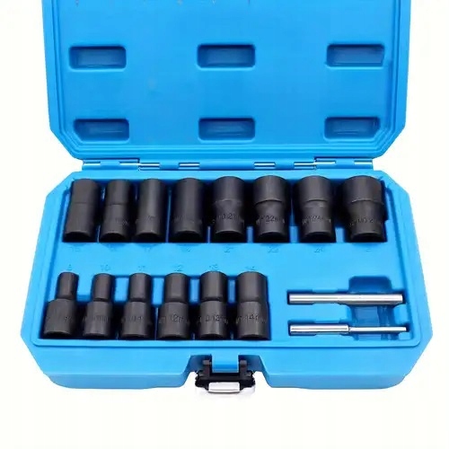 Nasadki do uszkodzonych śrub 8-27 mm 16 el. Falon-Tech FT0827 CR-MO