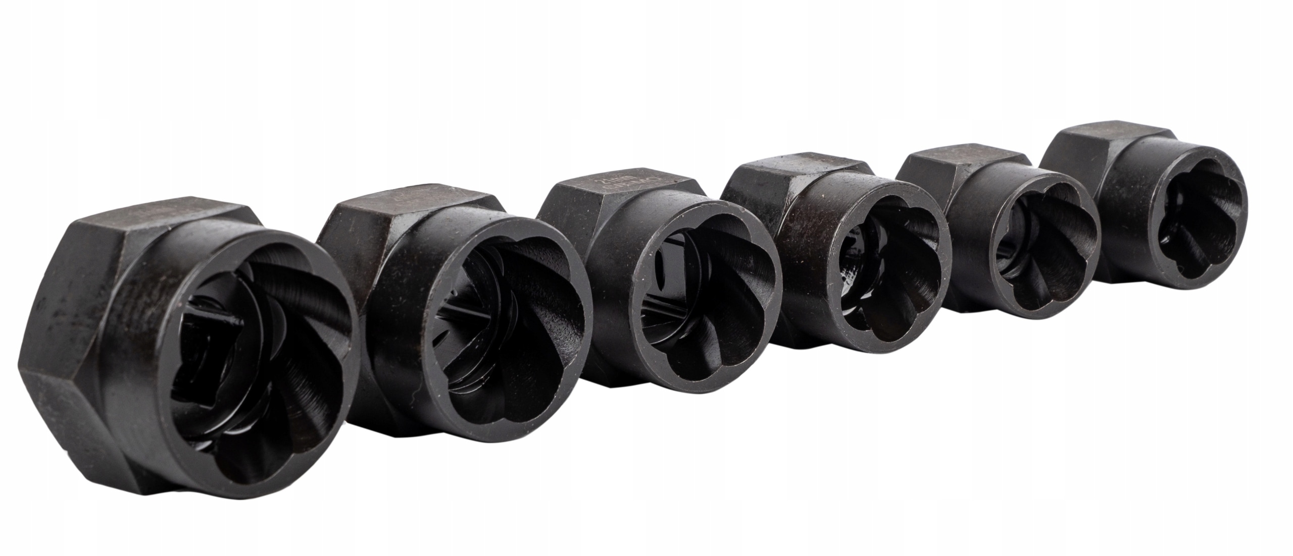 Nasadki do uszkodzonych śrub i nakrętek długie 15 el. zestaw SilverTools