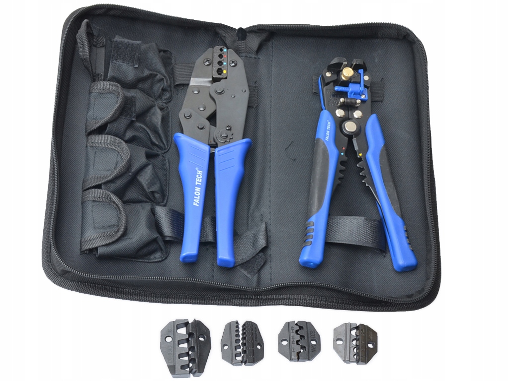 SZCZYPCE ZACISKARKA KONEKTORÓW 5 MATRYC ŚCIĄGACZ