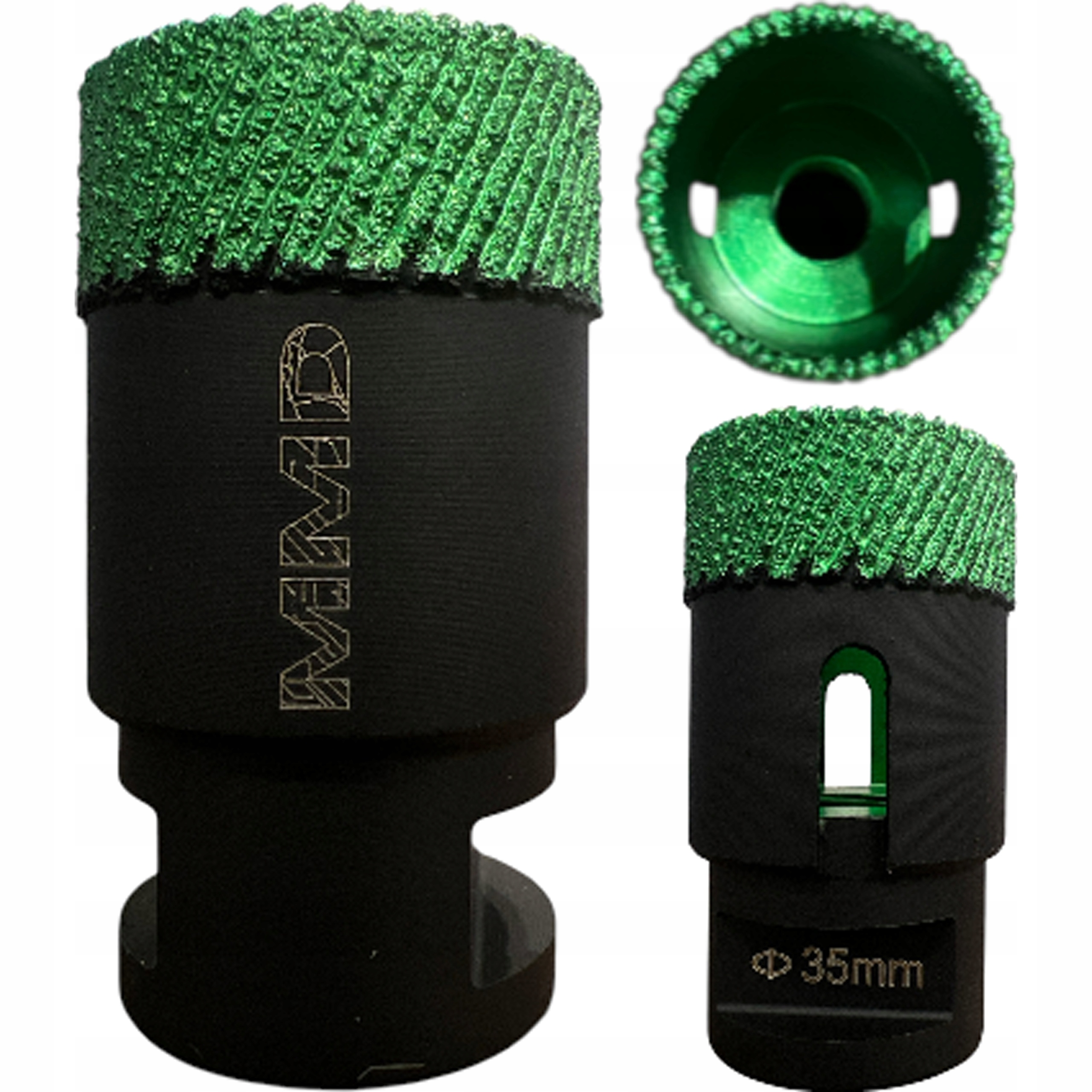 Otwornica diamentowa brazowana MMD Ø35 mm M14 do gresu ceramiki płytek