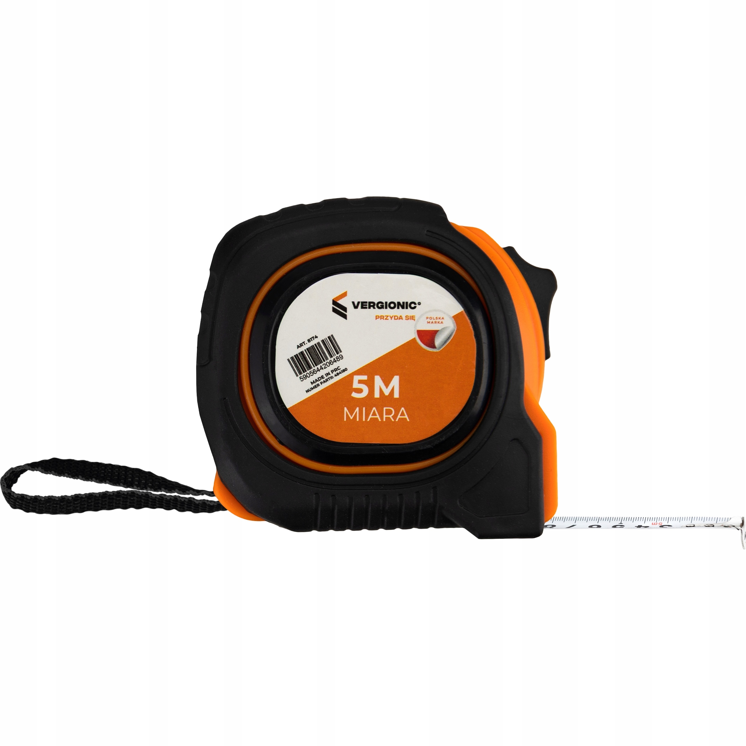 Miara zwijana 5 m VERGIONIC z blokadą automatyczna miarka budowlana