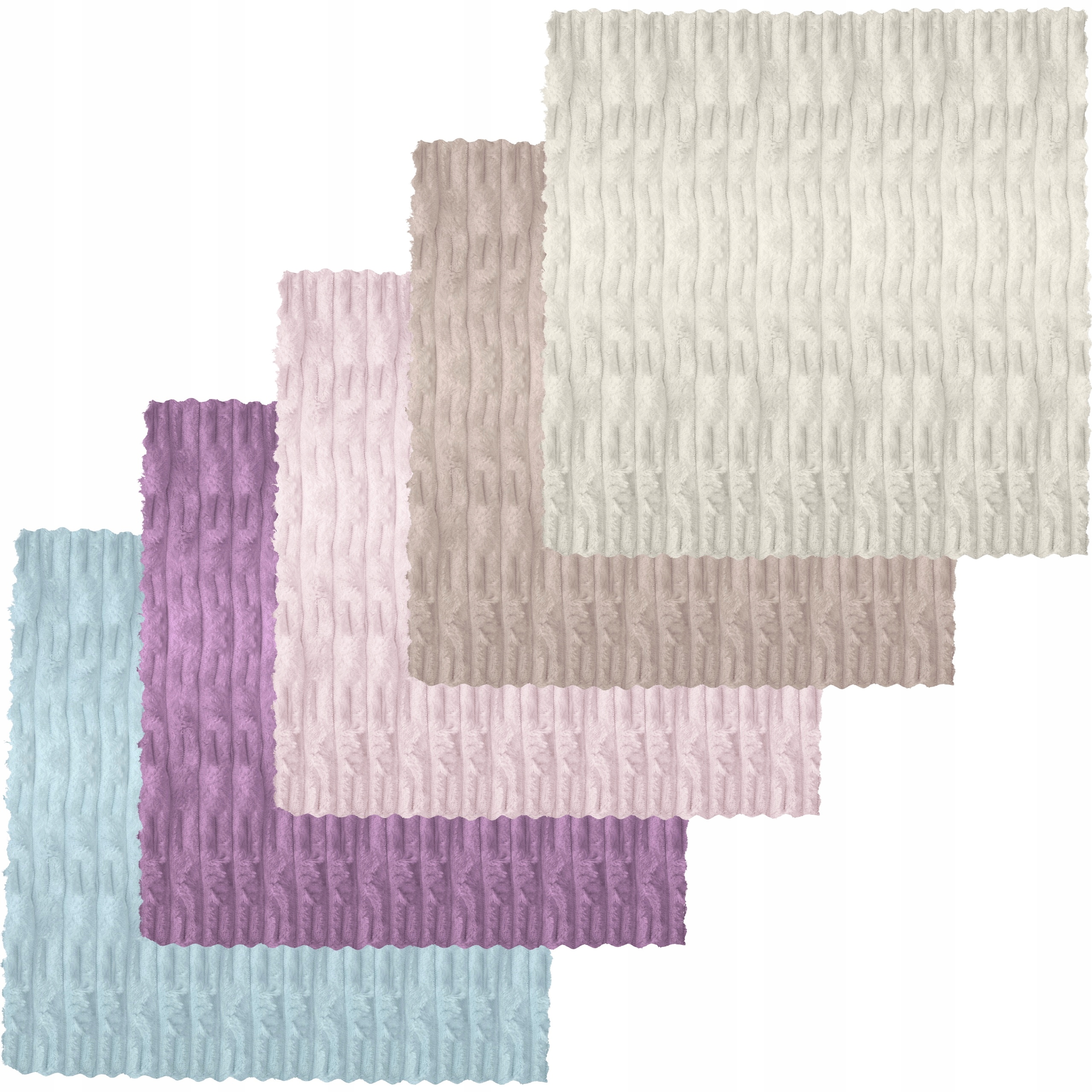 Ścierki z mikrofibry 30x30 cm 5 szt. VERGIONIC miękkie, chłonne