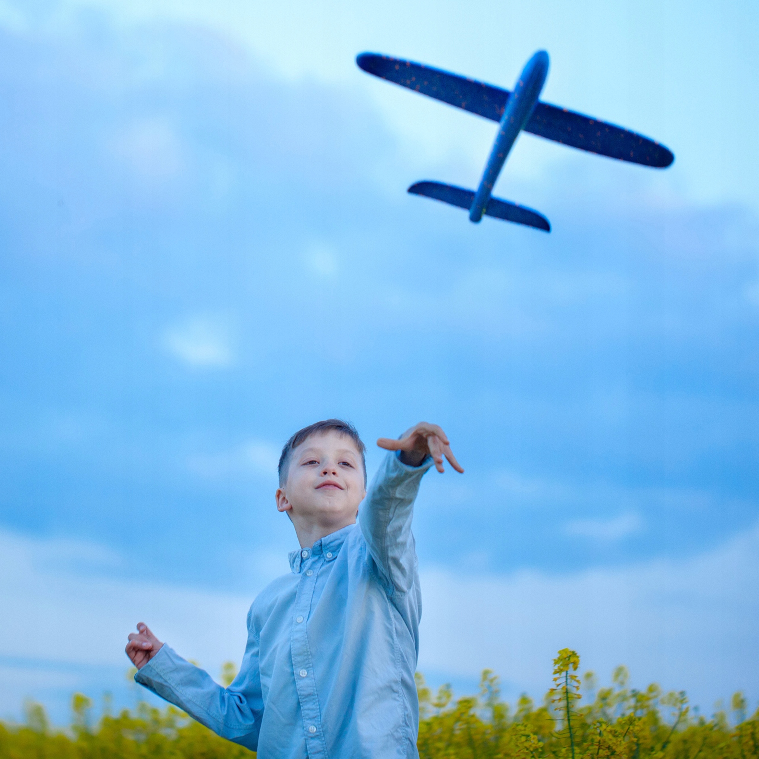 Samolot szybowiec ze styropianu Duży 47cm VERGIONIC