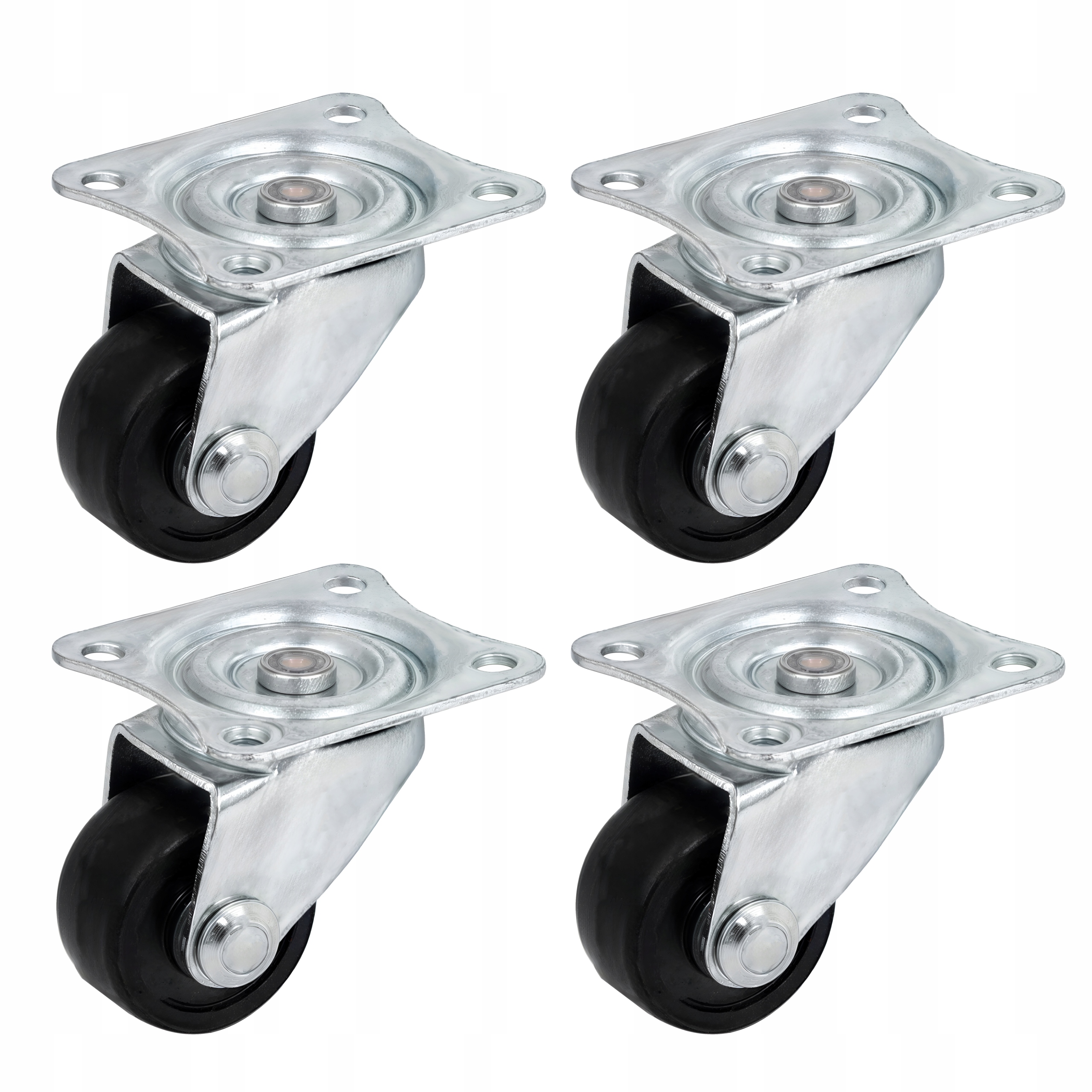 Koło obrotowe do wózka, transportowe, meblowe 1,5” 4 szt. VERGIONIC