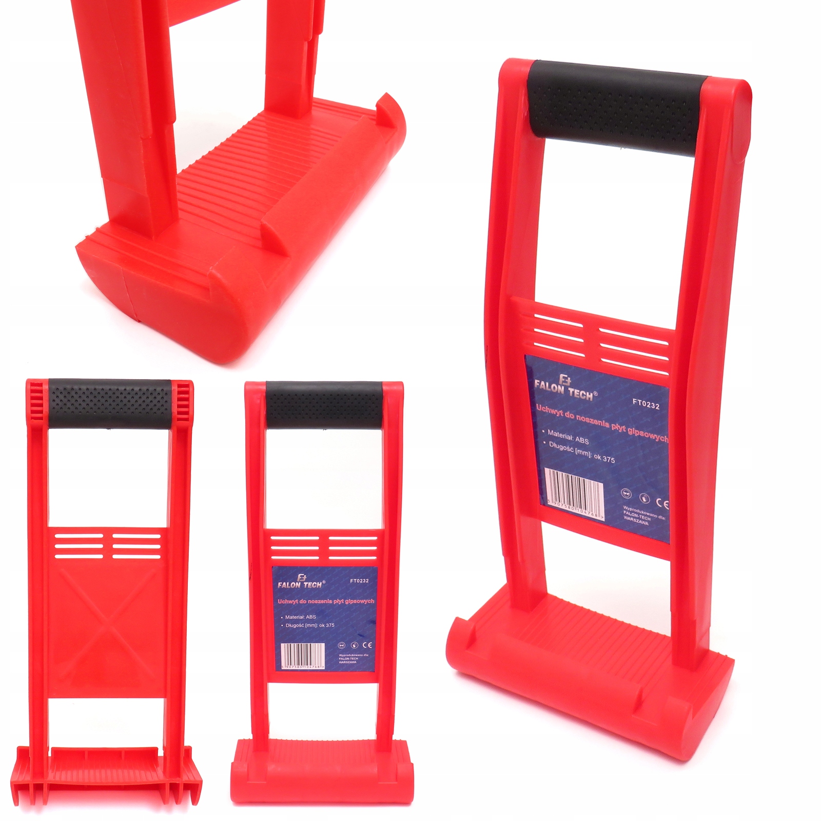 Uchwyt Falon-Tech FT0232 do przenoszenia płyt GK OSB paneli ABS