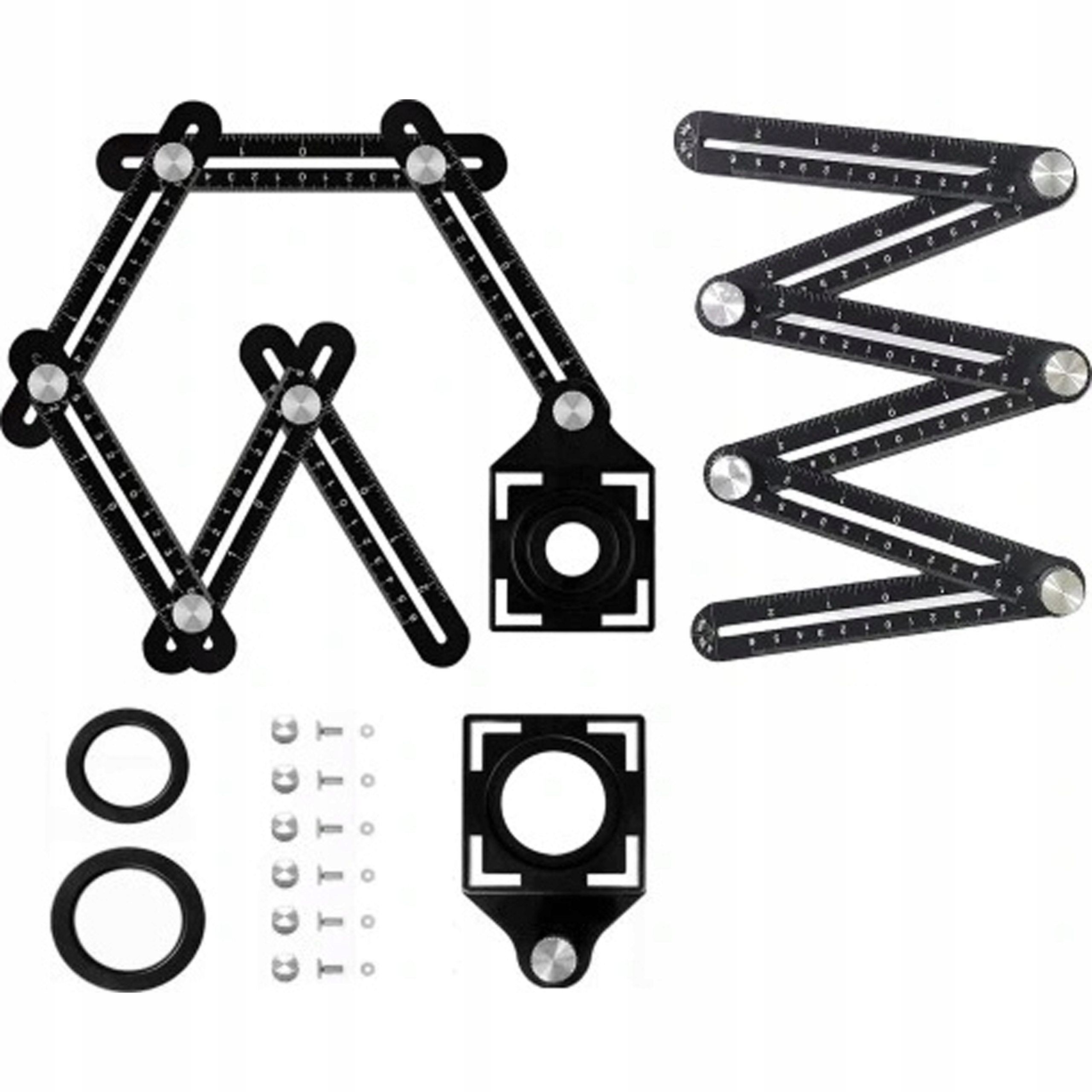 Znacznik przymiar wzornik szablon otworów płytek 12 ramion Falon-Tech