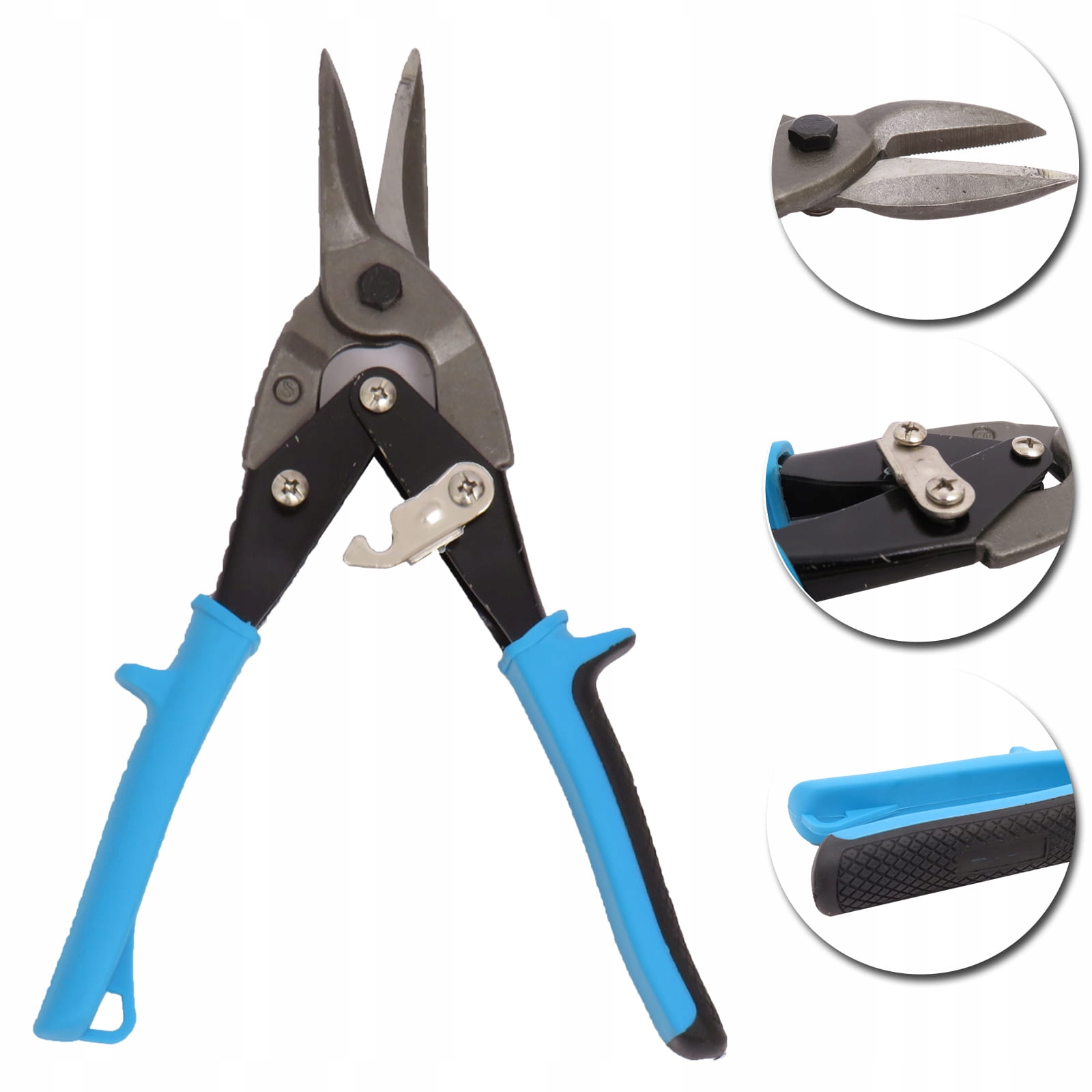 NOZYCE DO BLACHY NOŻYCE DO CIĘCIA BLACHY STALI ALU. PROSTE RĘCZNE 250MM