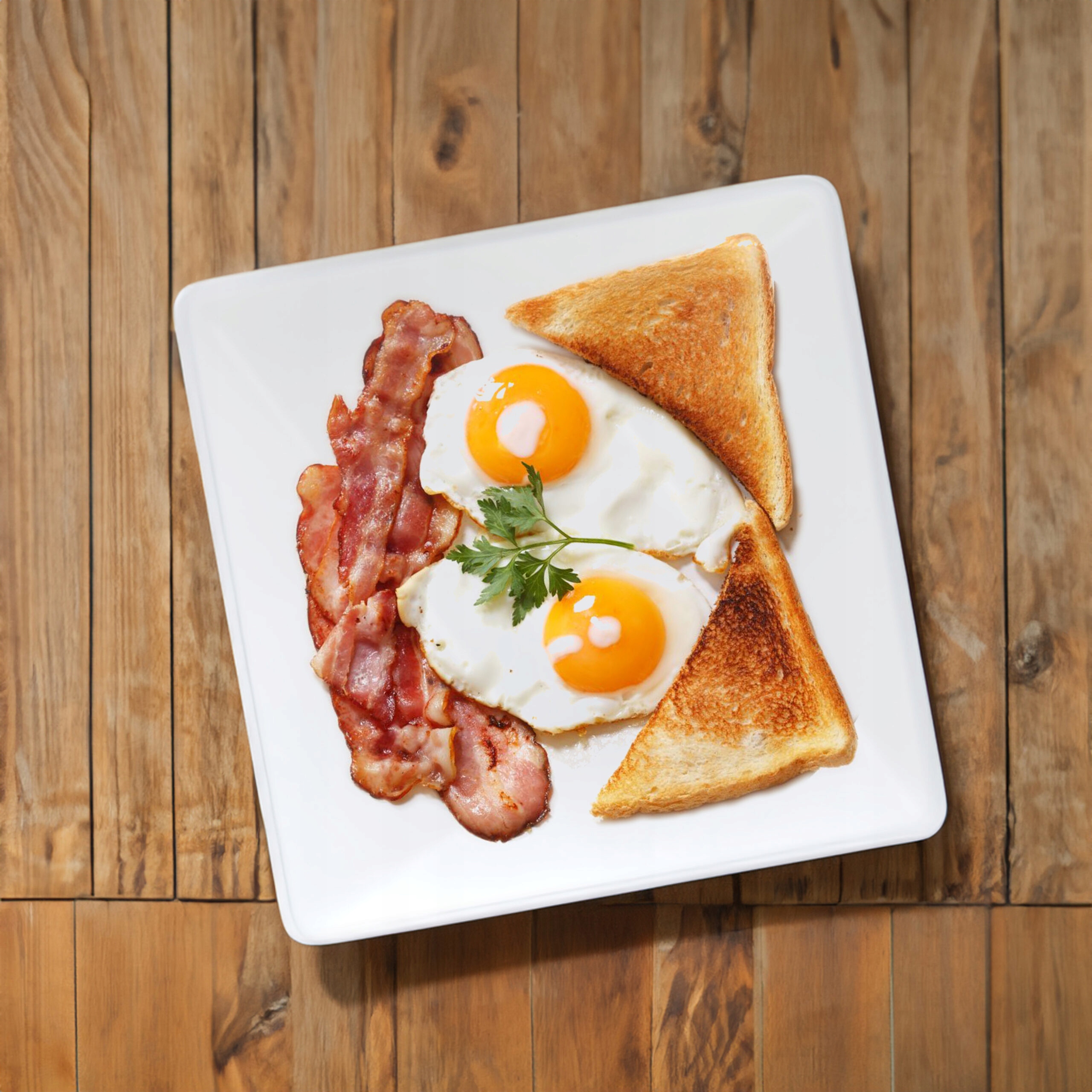 4x Talerz kwadratowy 20.5 cm plastikowy masywny gruby wielokrotnego użycia