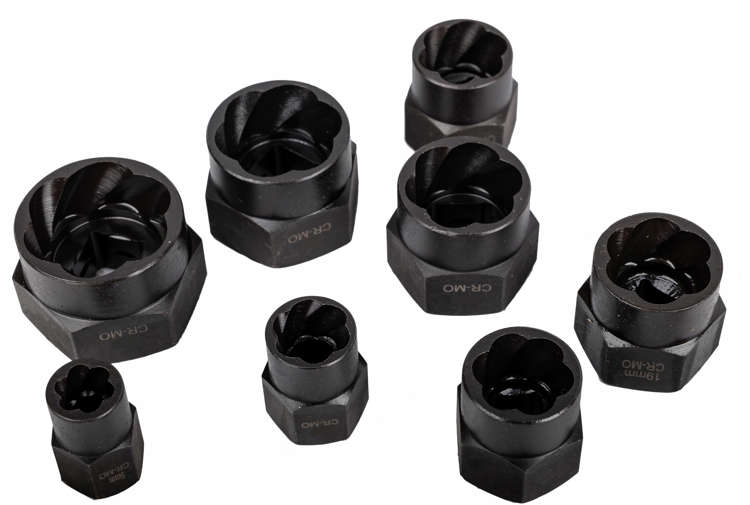 Nasadki do uszkodzonych śrub i nakrętek długie 15 el. zestaw SilverTools