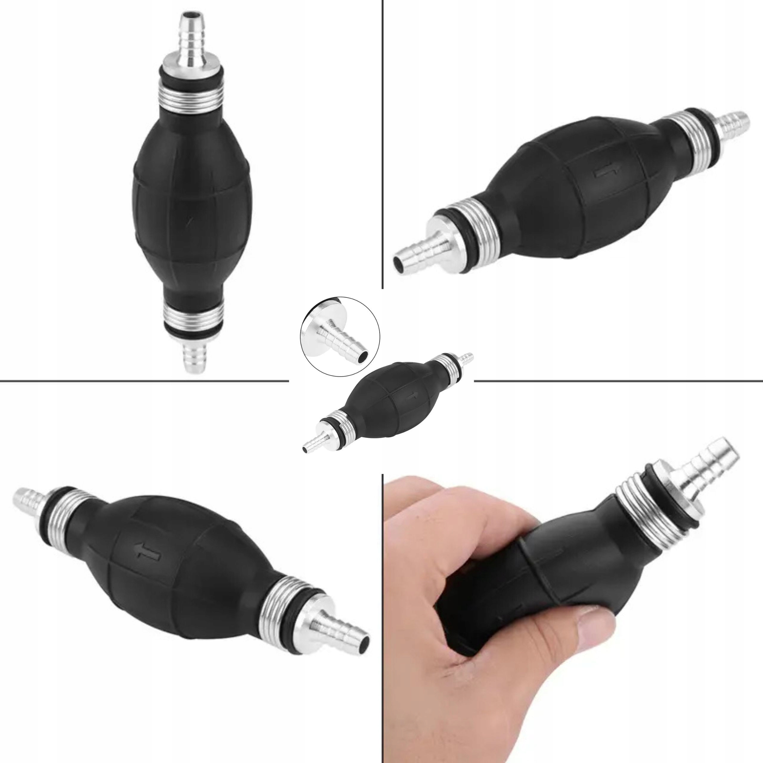 Ręczna pompka do paliwa gruszka zaworowa 6 mm SilverTools