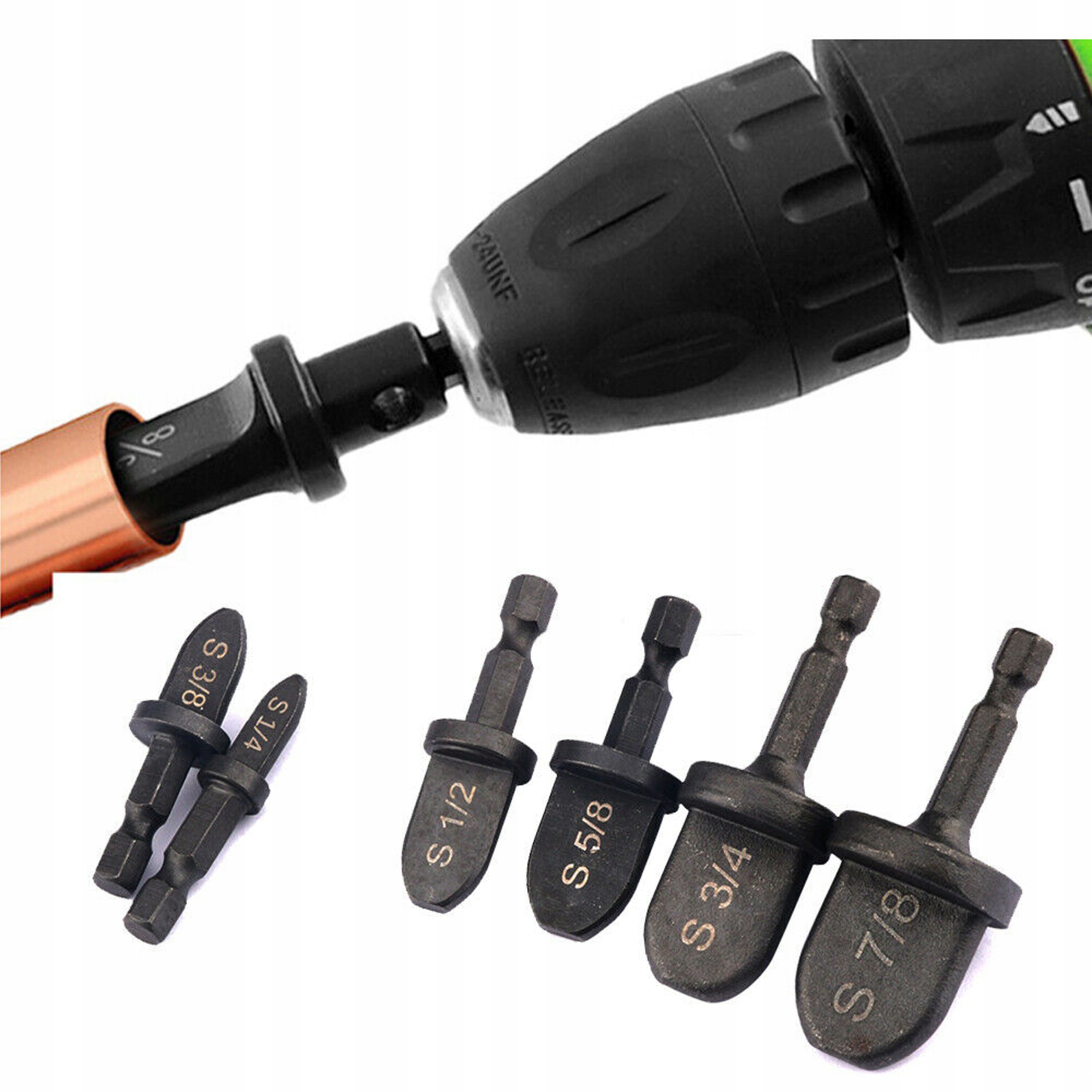 Zestaw bitów do roztłaczania kielichowania rur miedzianych 6 el. Falon-Tech