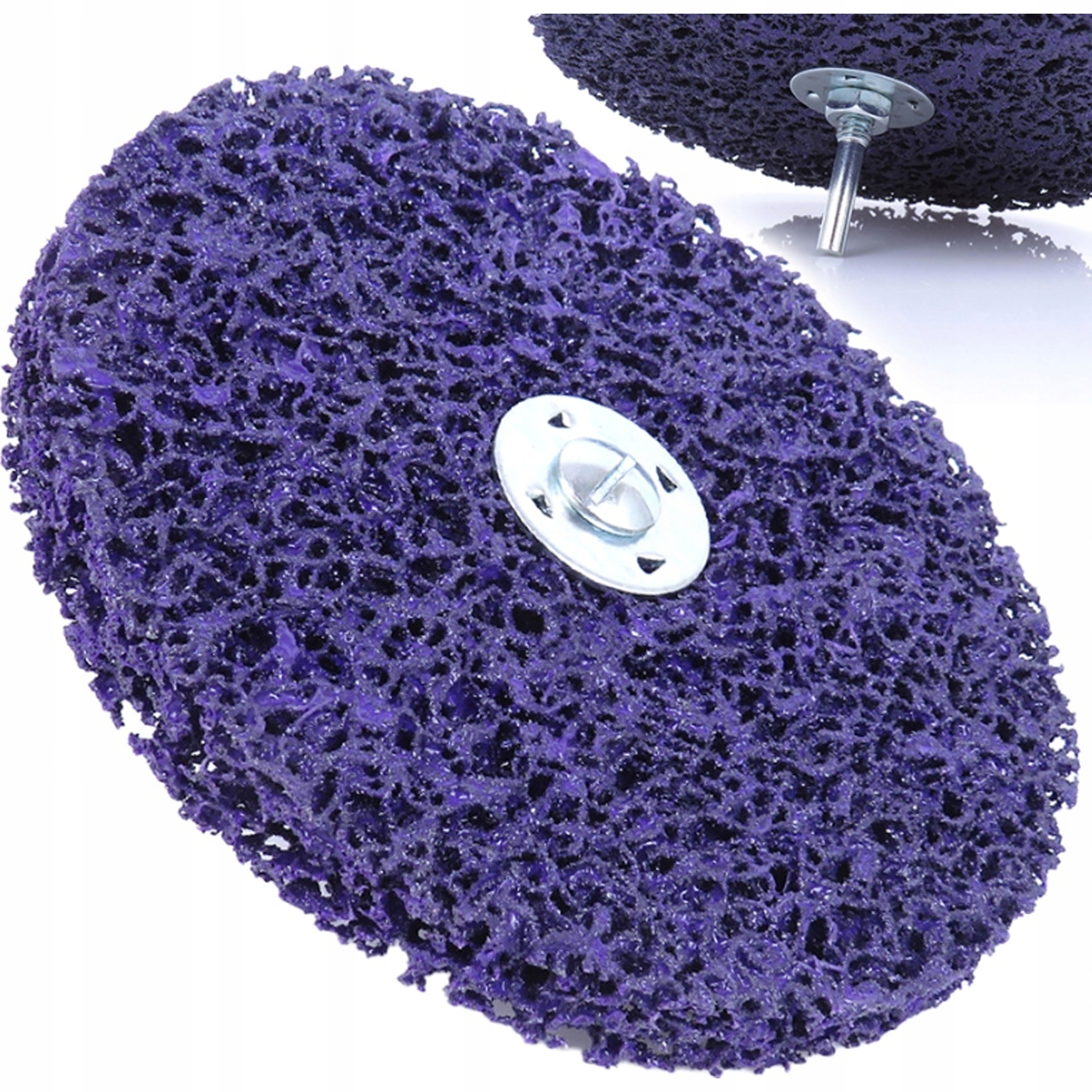 Krążek do usuwania rdzy 155 mm dysk ścierny na trzpieniu Falon-Tech