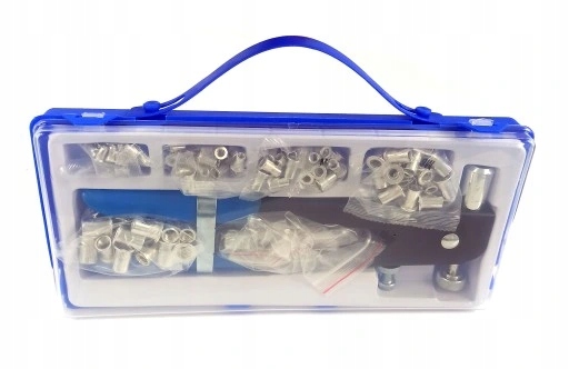 Nitownica ręczna do nitonakrętek m3-m8 nity zestaw