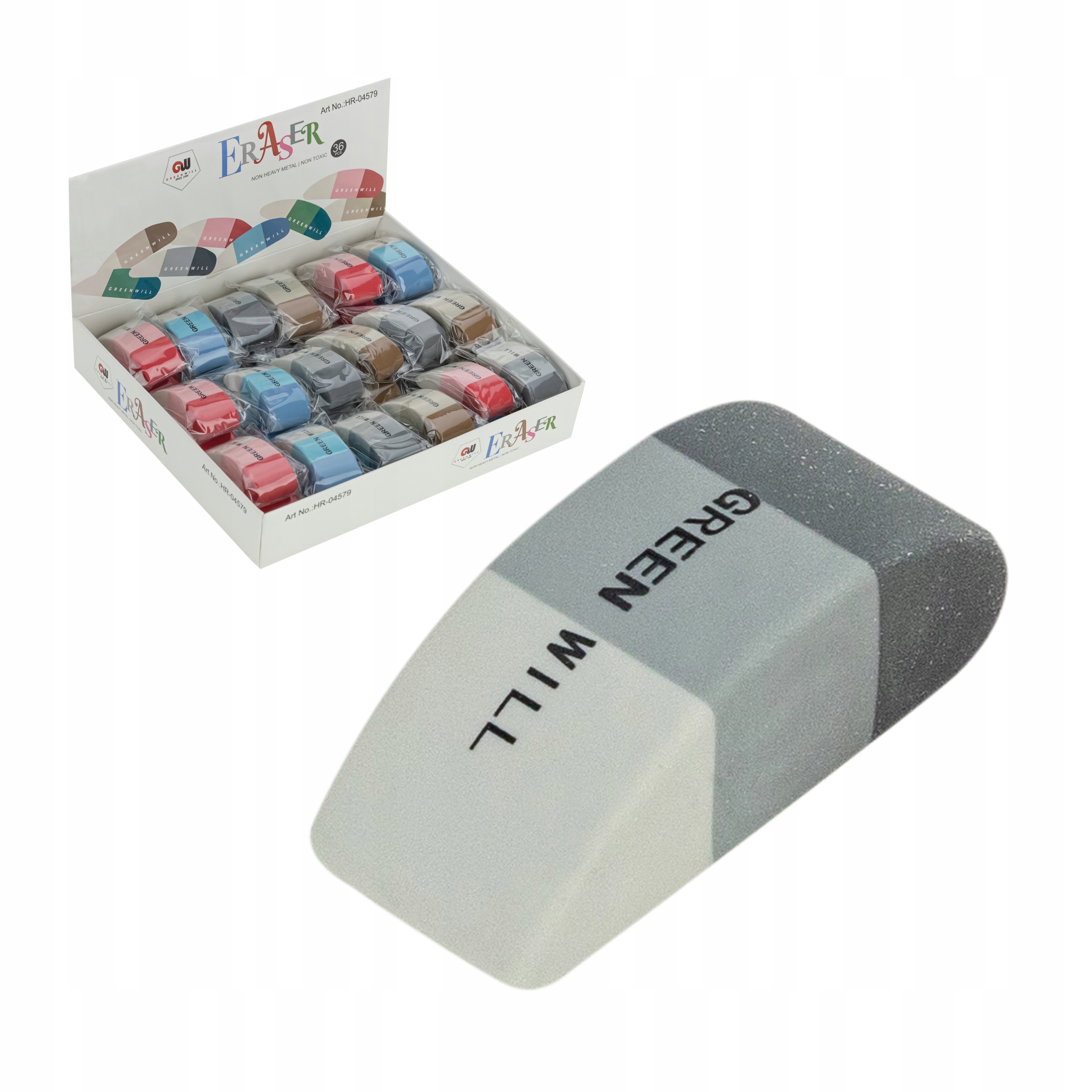 GUMKA DO MAZANIA WIELOKOLOROWA UNIWERSALNA DO ZMAZYWANIA ŚCIERANIA