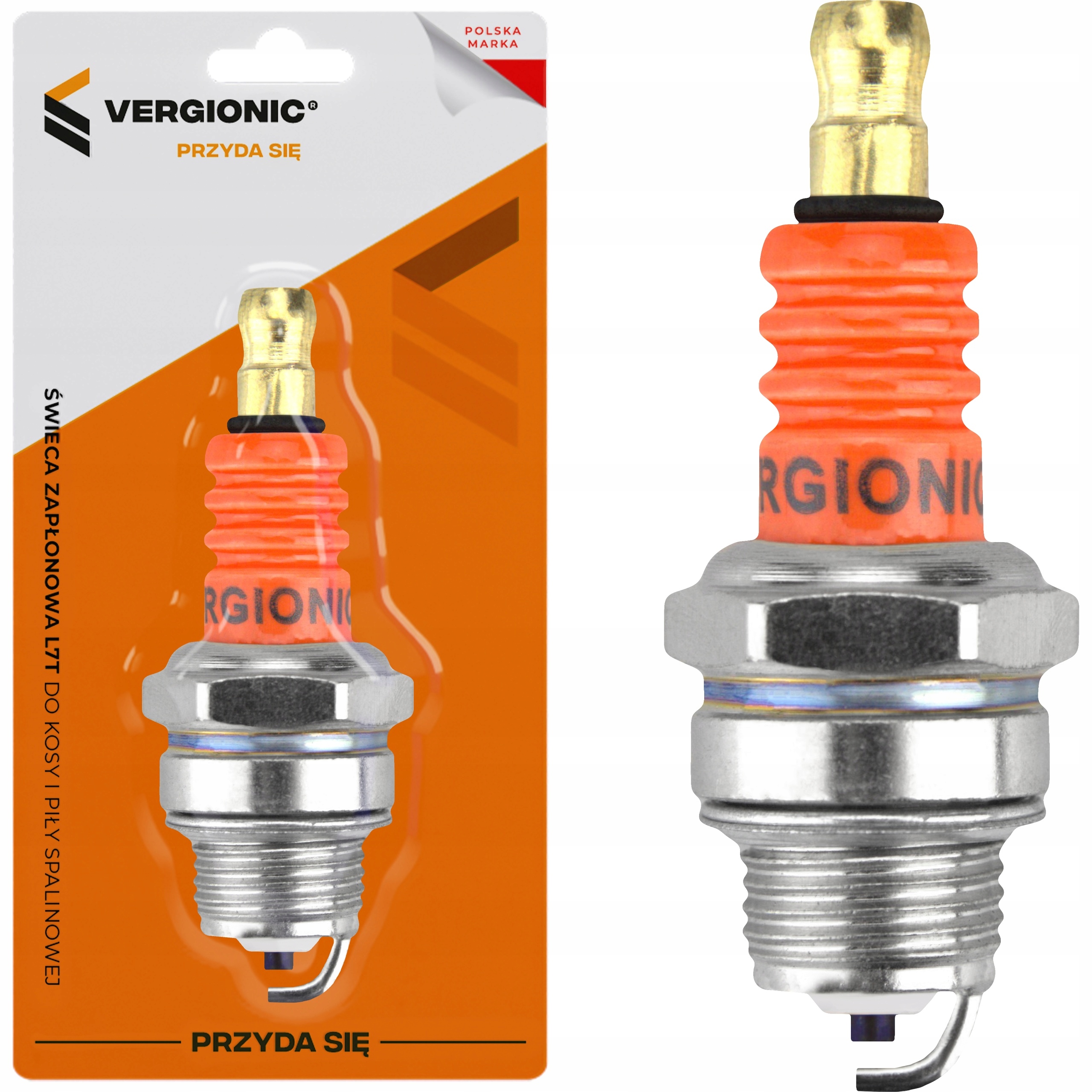 Świeca zapłonowa L7T do kosy, podkaszarki i piły spalinowej Vergionic