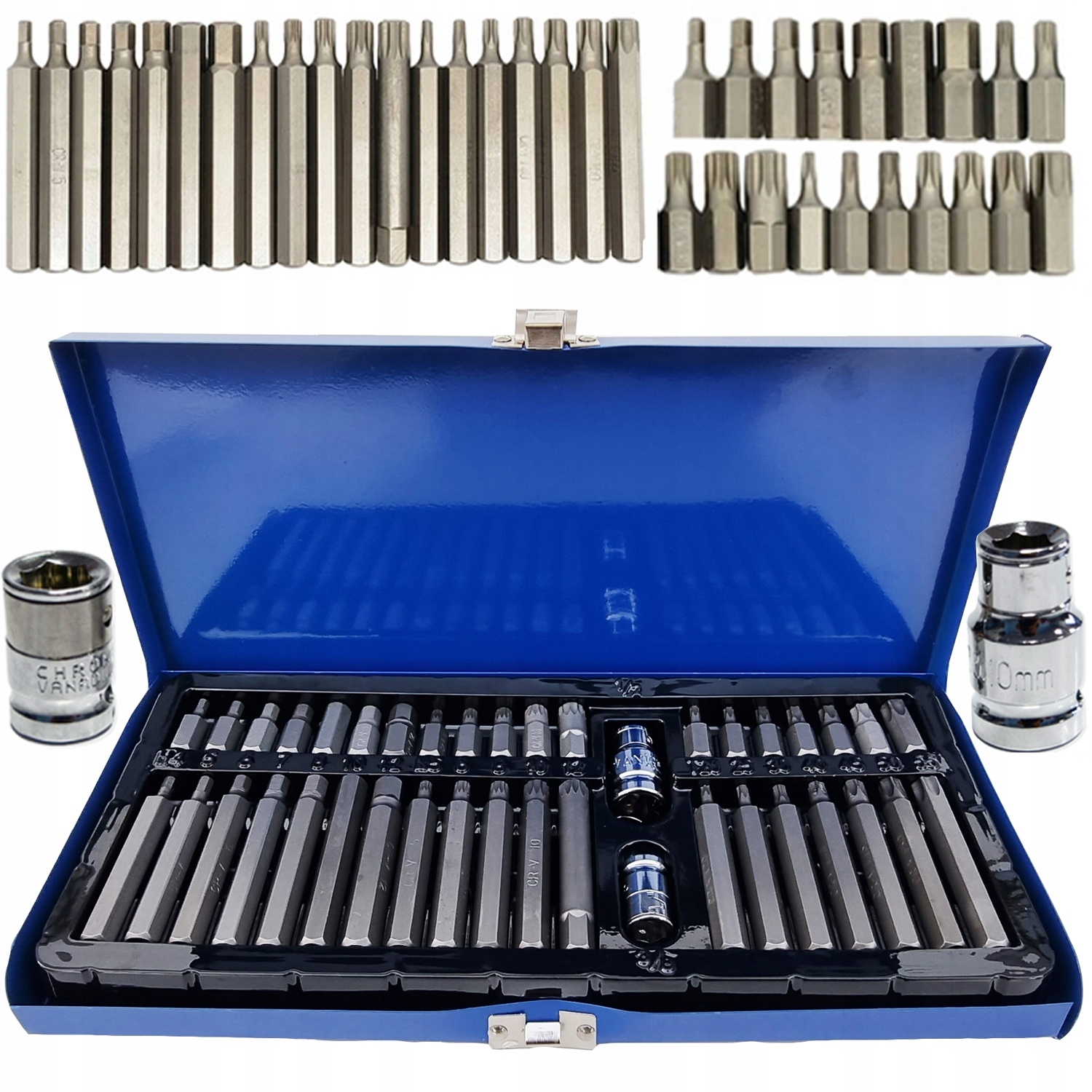 ZESTAW BITÓW KLUCZY IMBUS SPLINE TORX 40 el BITY