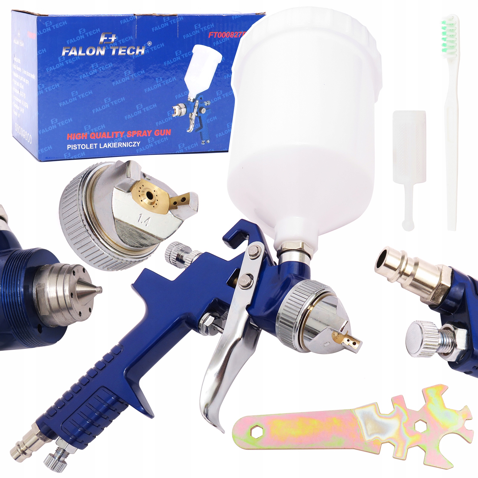 Pistolet lakierniczy do malowania 1,4mm 600ml 1/4"