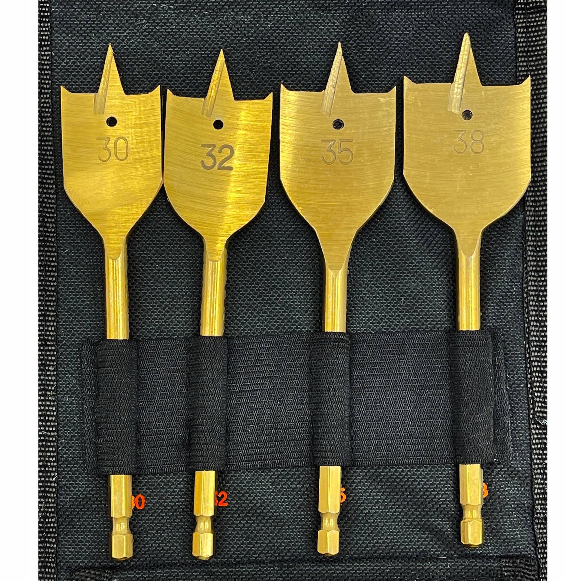 WIERTŁA ŁOPATKOWE PIÓRKOWE PŁASKIE DO DREWNA 16szt