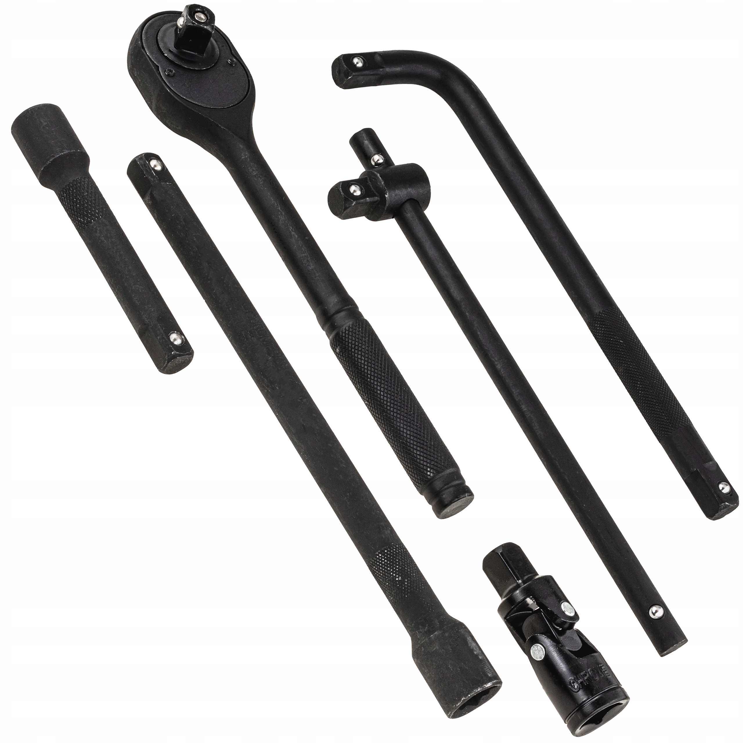 Falon-Tech zestaw nasadek udarowych 8-32 mm 1/2" 24 el. grzechotka