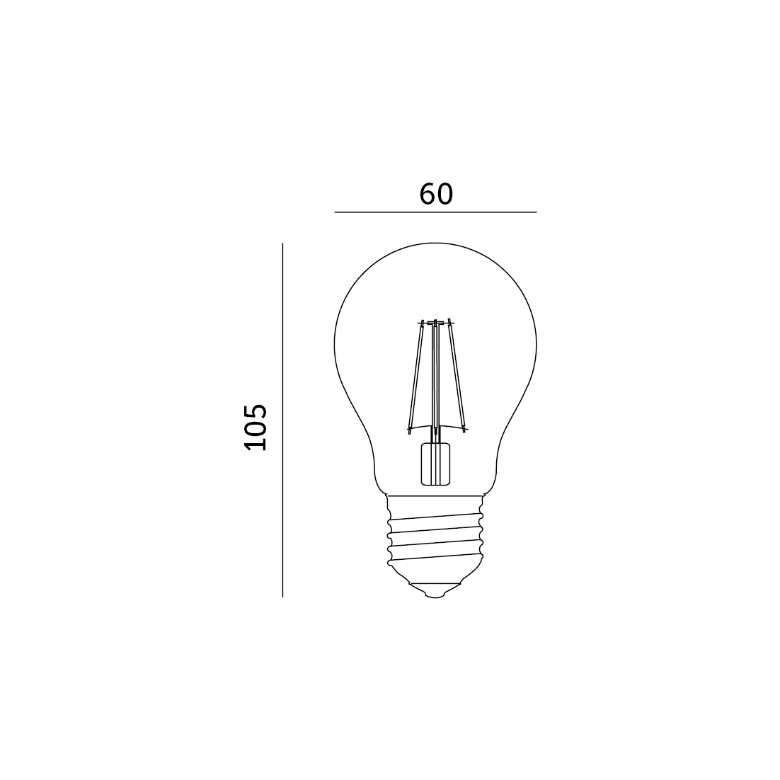Zestaw Lampa Boho Stołowa Sznur i Metal Nocna + Żarówka 7W E27 Barwa Ciepła