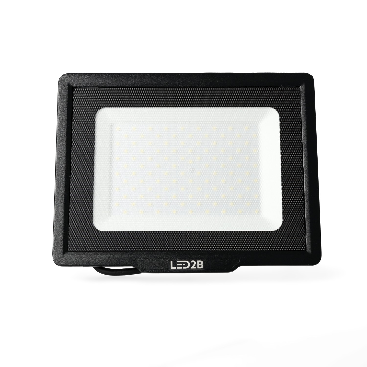 Praktyczny projektor oświetleniowy TOKIO 100W czarny barwa zimnobiała