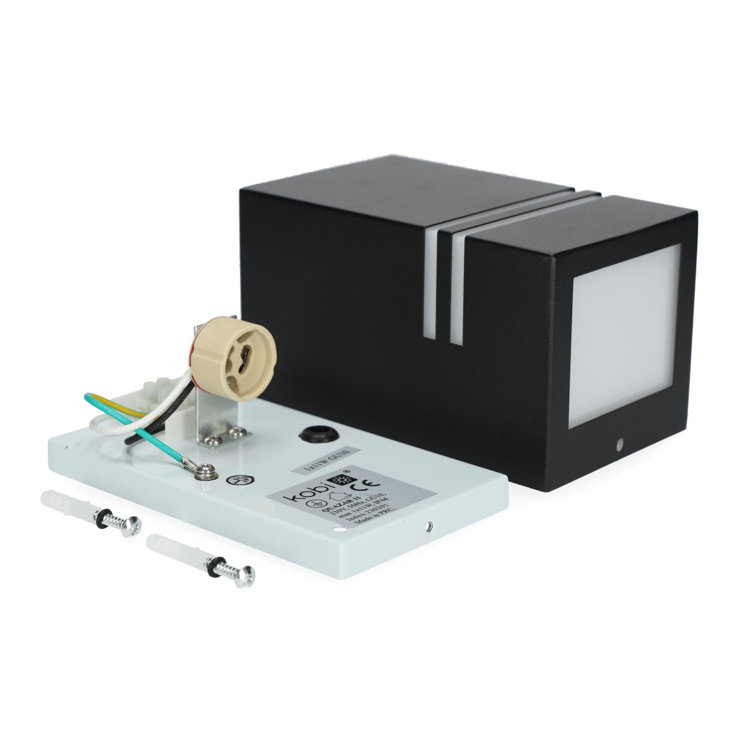 Lampa ścienna do ogrodu MICASA1 czarna