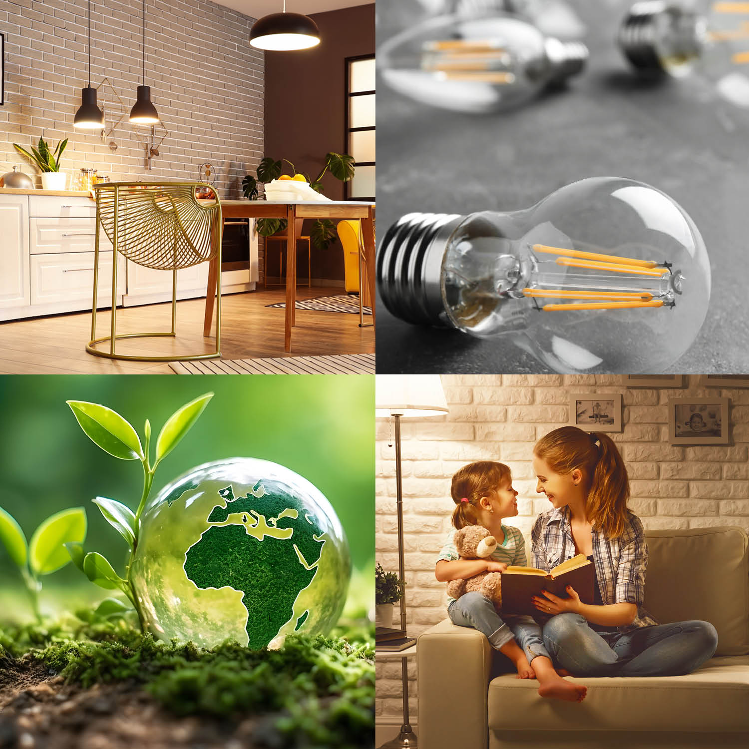 Zestaw 6x Żarówka LED FGS 7W E27 barwa ciepłobiała 360 stopni