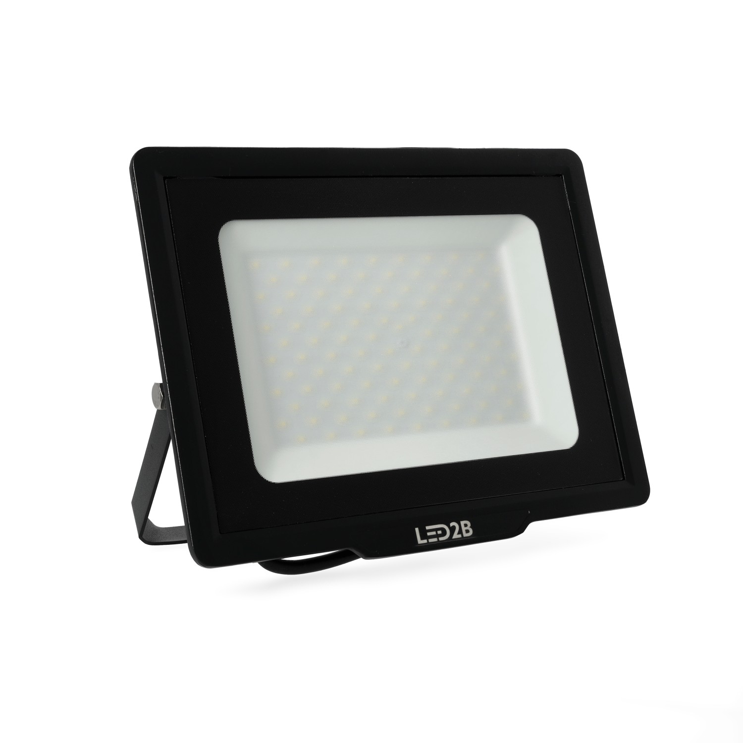 Praktyczny projektor oświetleniowy TOKIO 100W czarny barwa zimnobiała