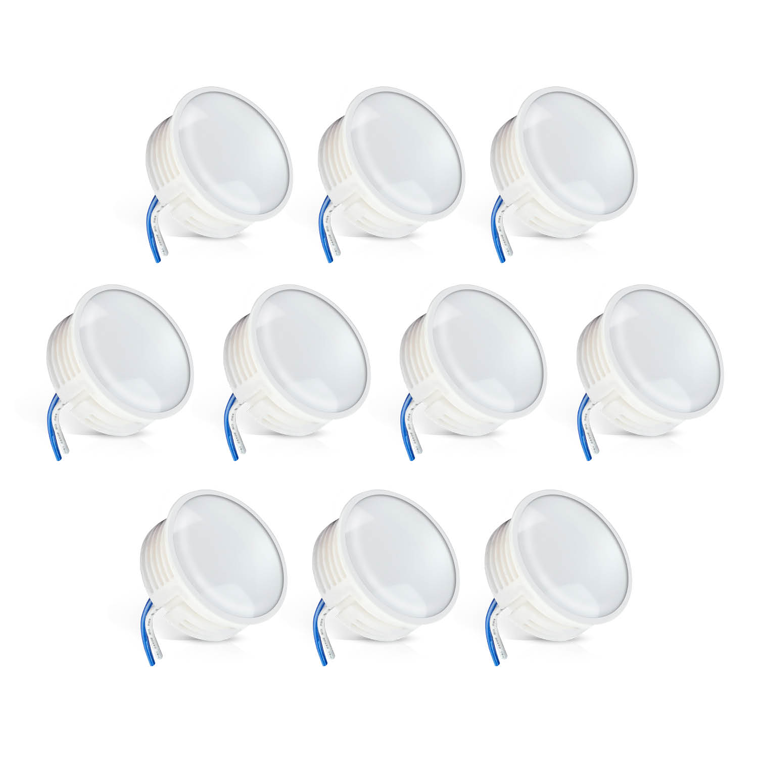 Zestaw 10x moduł LED INSERT 5W 3000K MILKY