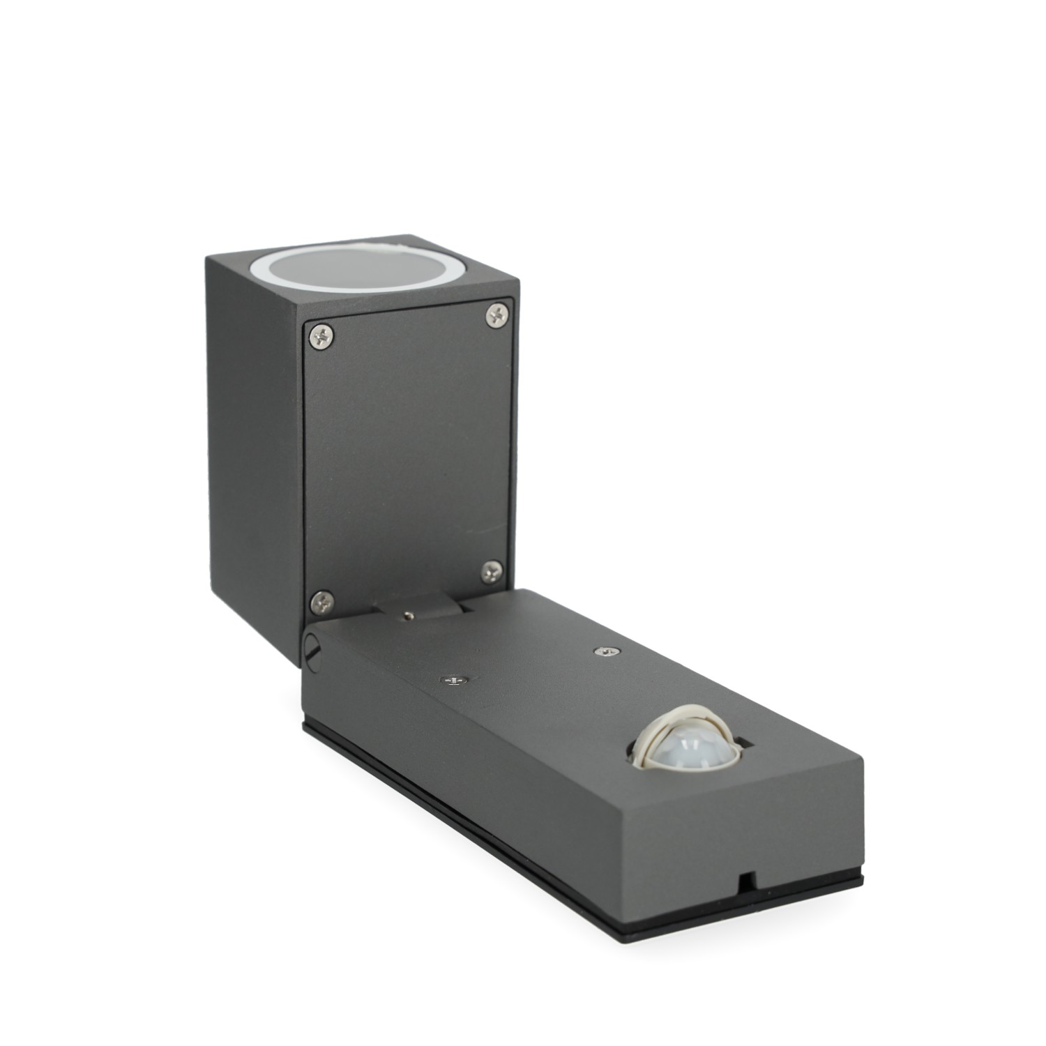 Lampa ścienna do ogrodu z czujnikiem ruchu MICASA3 LX szara