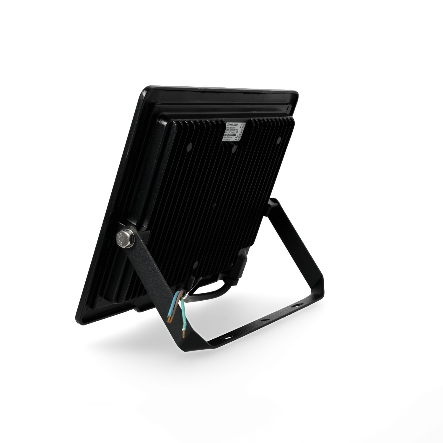 Praktyczny projektor oświetleniowy TOKIO 100W czarny barwa zimnobiała