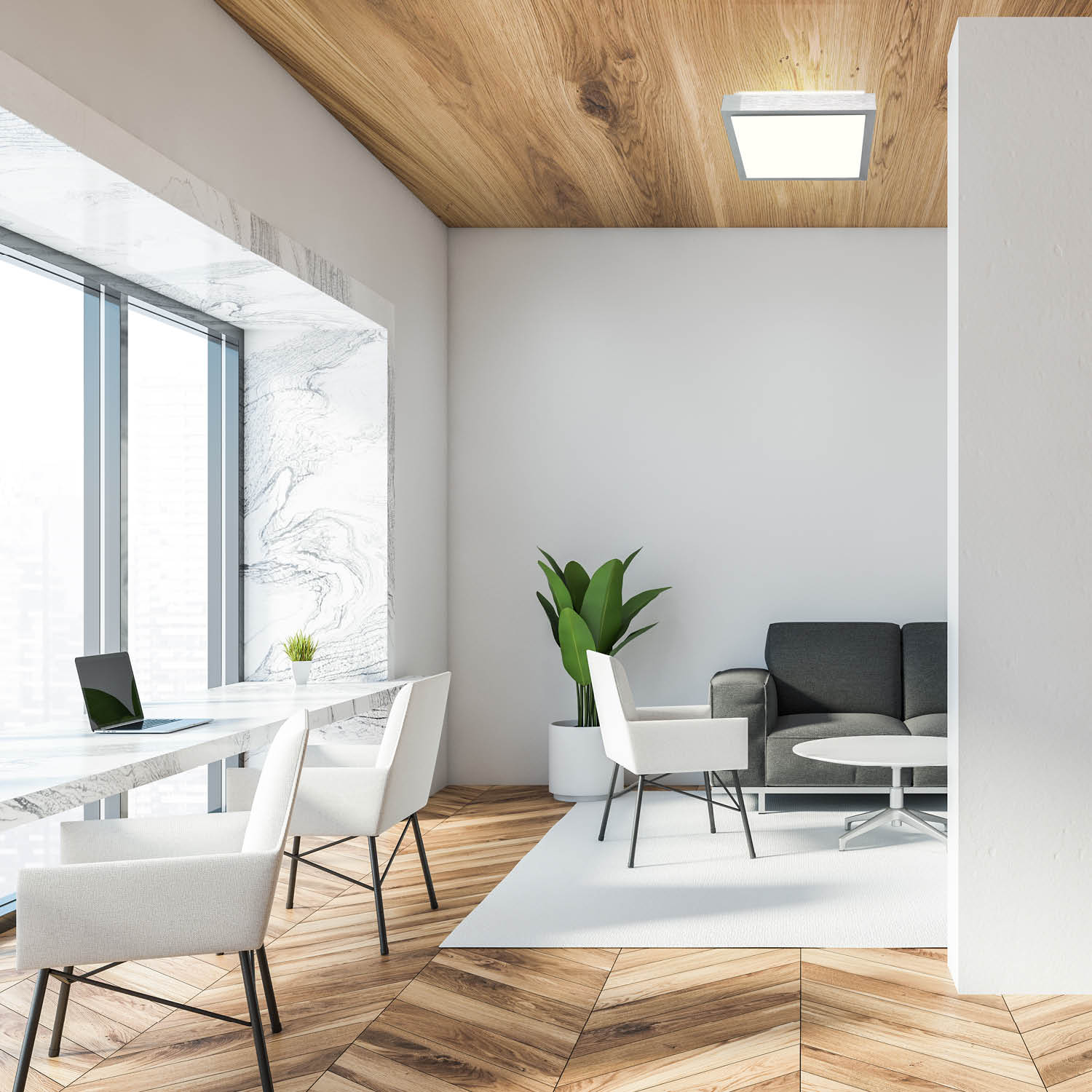 Zestaw oprawa IMPERA S chrom+2x żarówka ledowa LED 7W E27 3000K