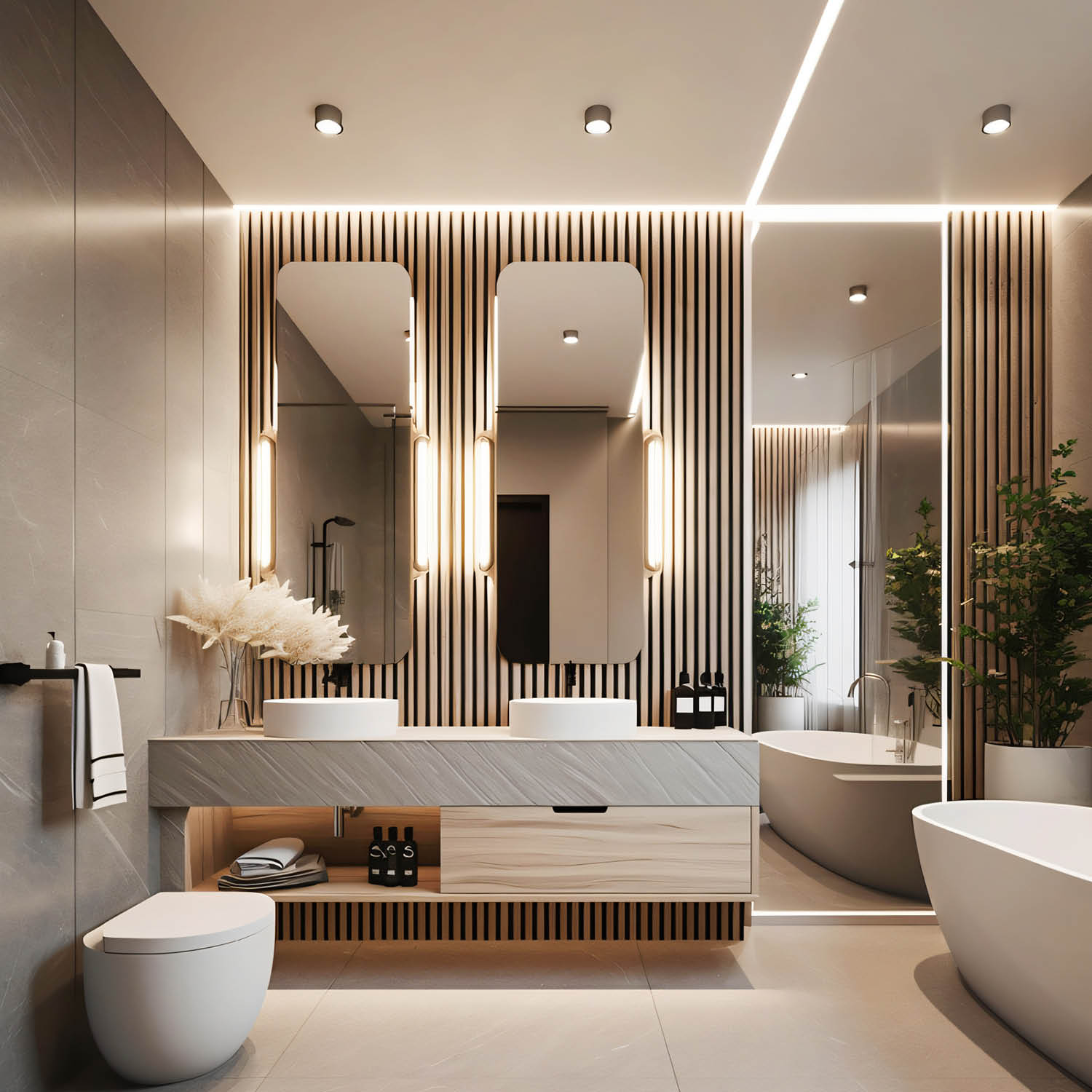 Zestaw 6x moduł LED INSERT 5W 3000K MILKY