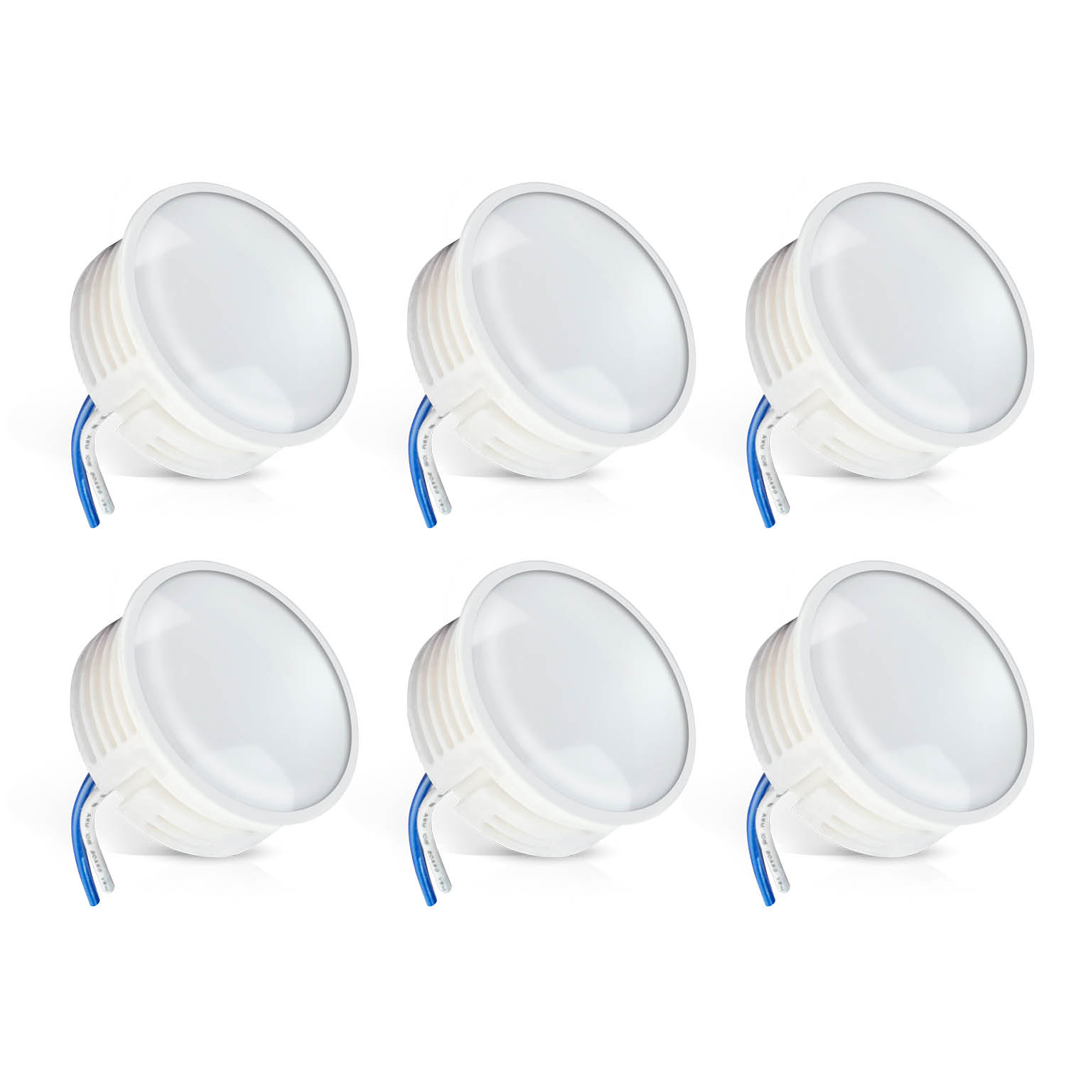 Zestaw 6x moduł LED INSERT 5W 3000K MILKY