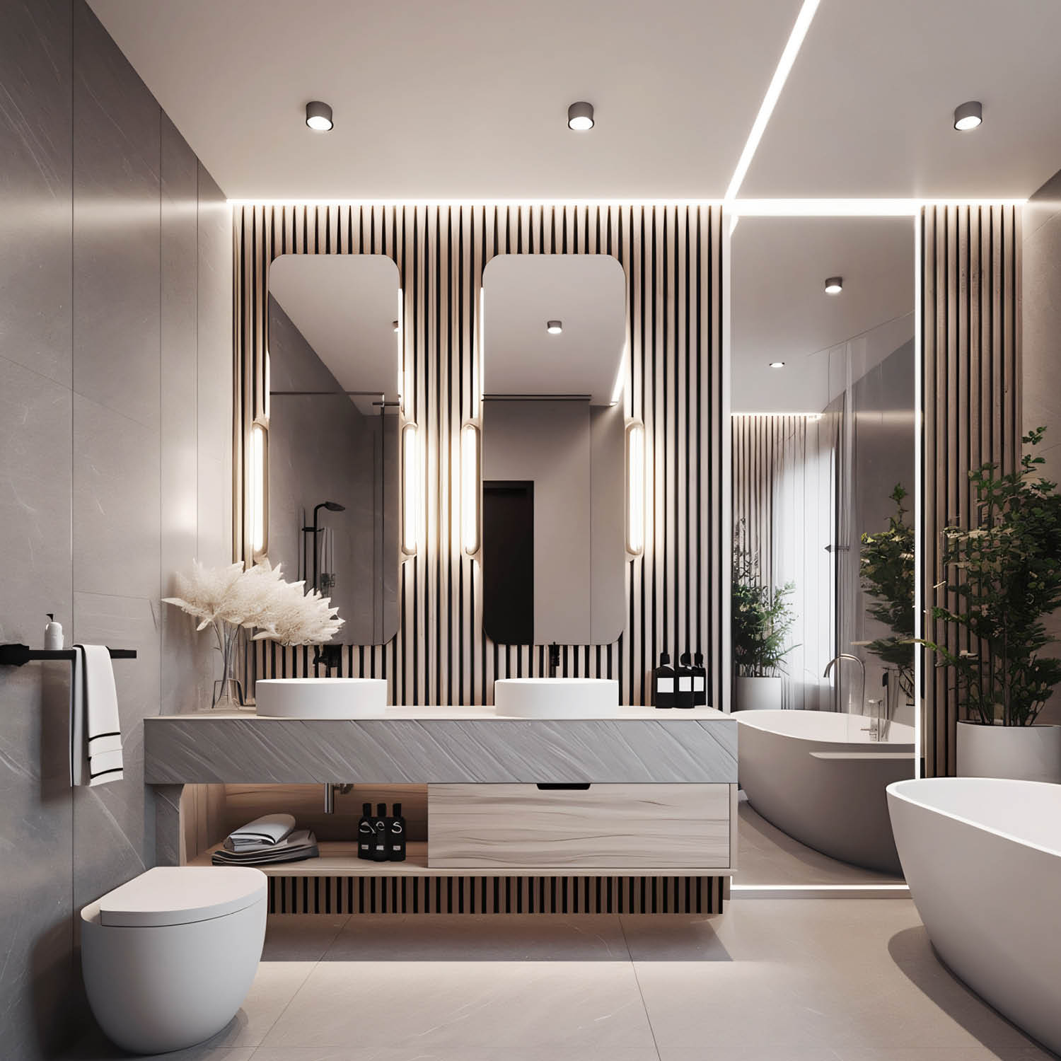 Zestaw 10x moduł LED INSERT 5W 4000K MILKY