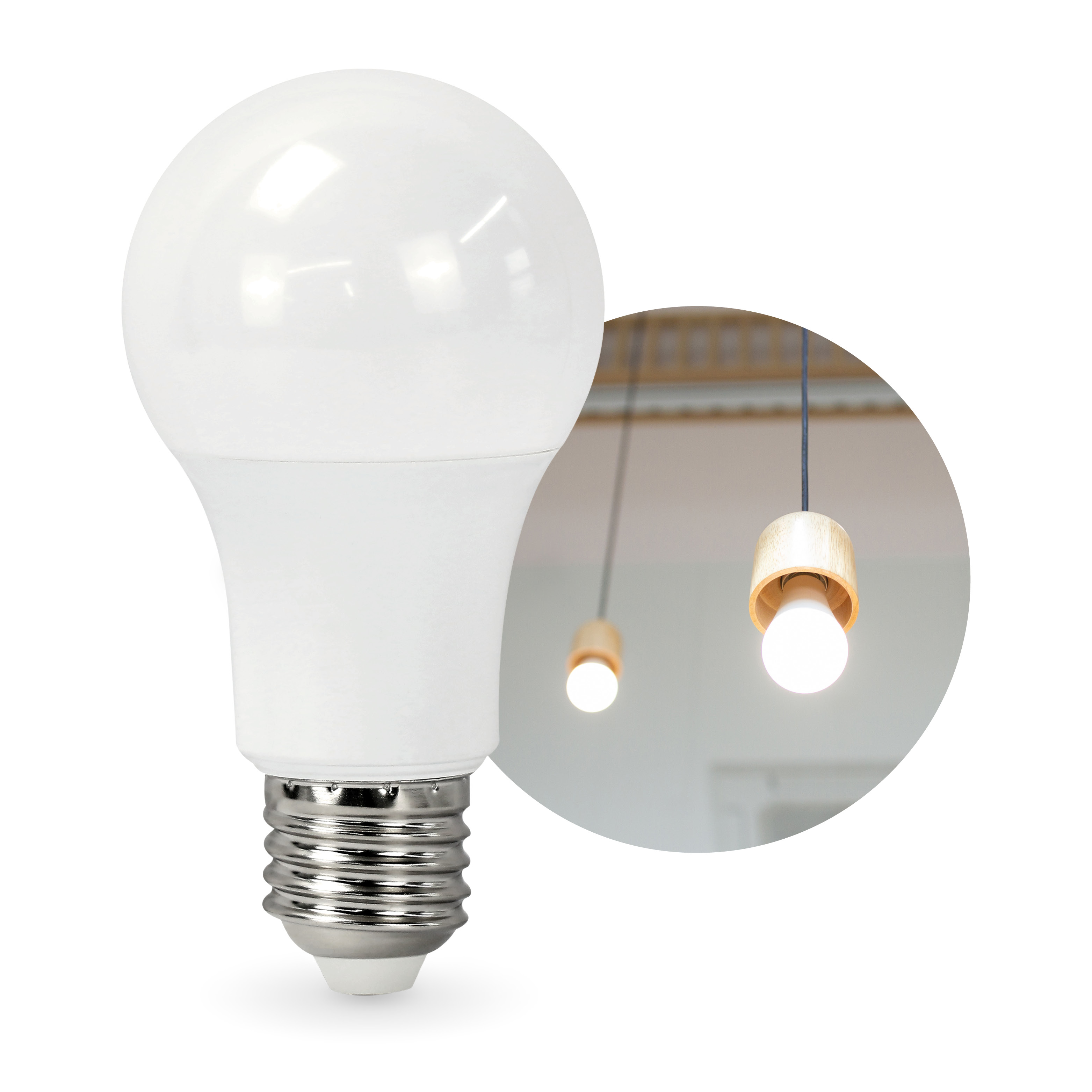 10x Żarówka LED GS E27 Kulka 10,5W 6500K Barwa Zimna biała 1055lm 200 st